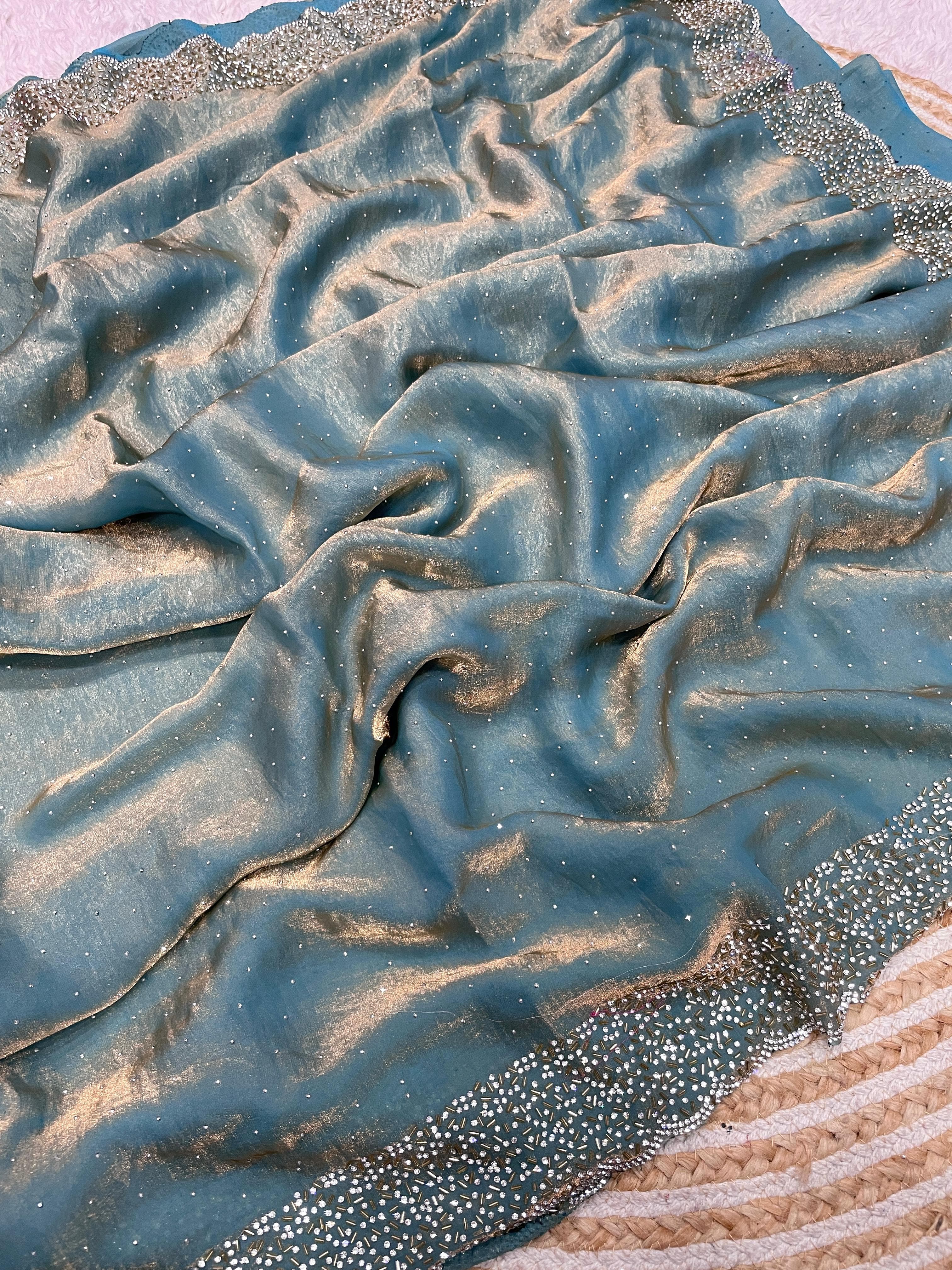 Pure Soft Space Silk Sarees in 20+ Colors