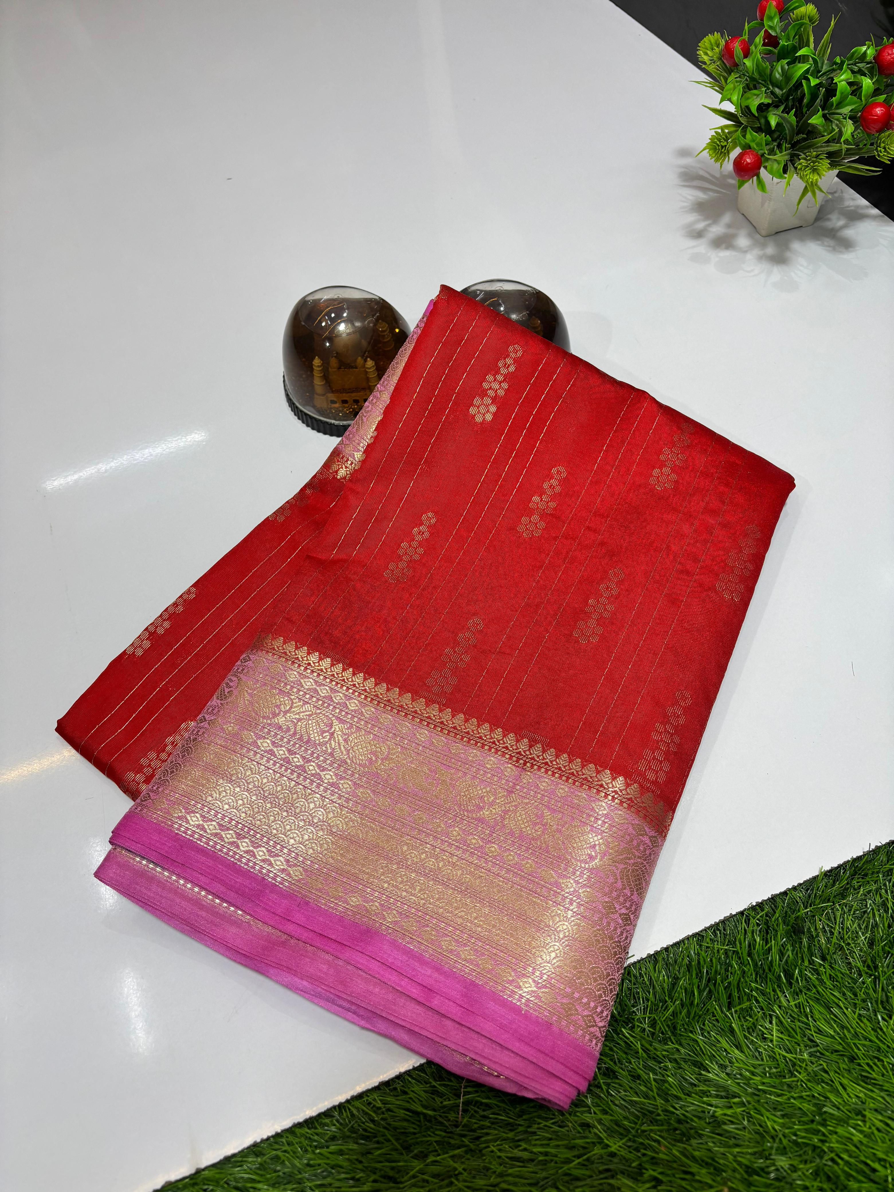 Banarasi Chiniya Soft Silk Saree