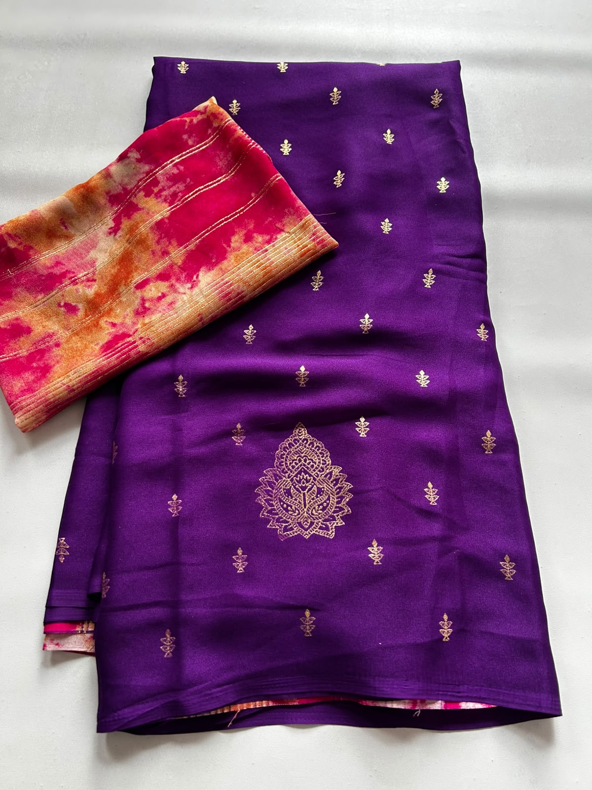 Soft moss chiffon sarees
