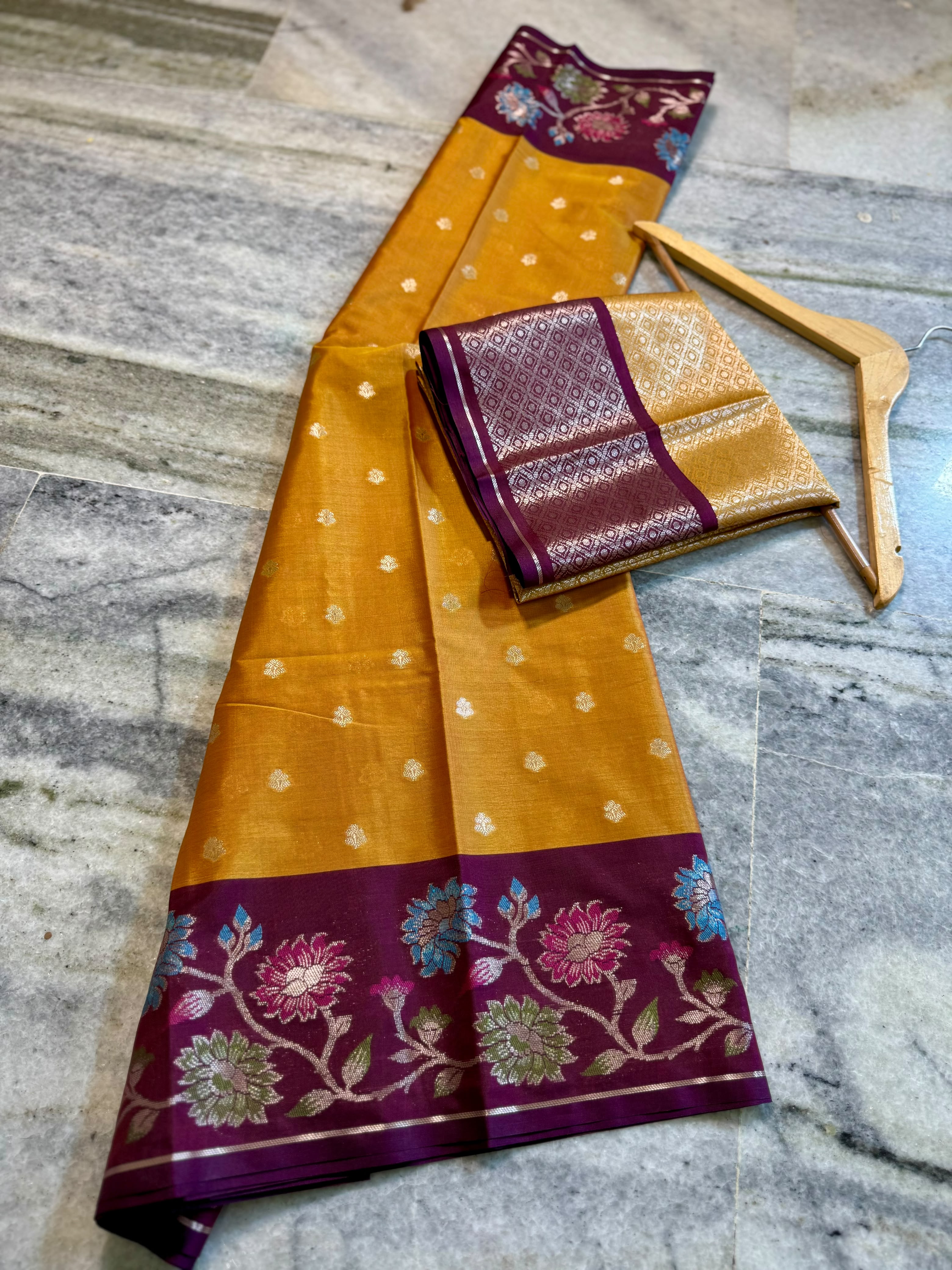 Soft Banarasi Semi Katan Silk Saree