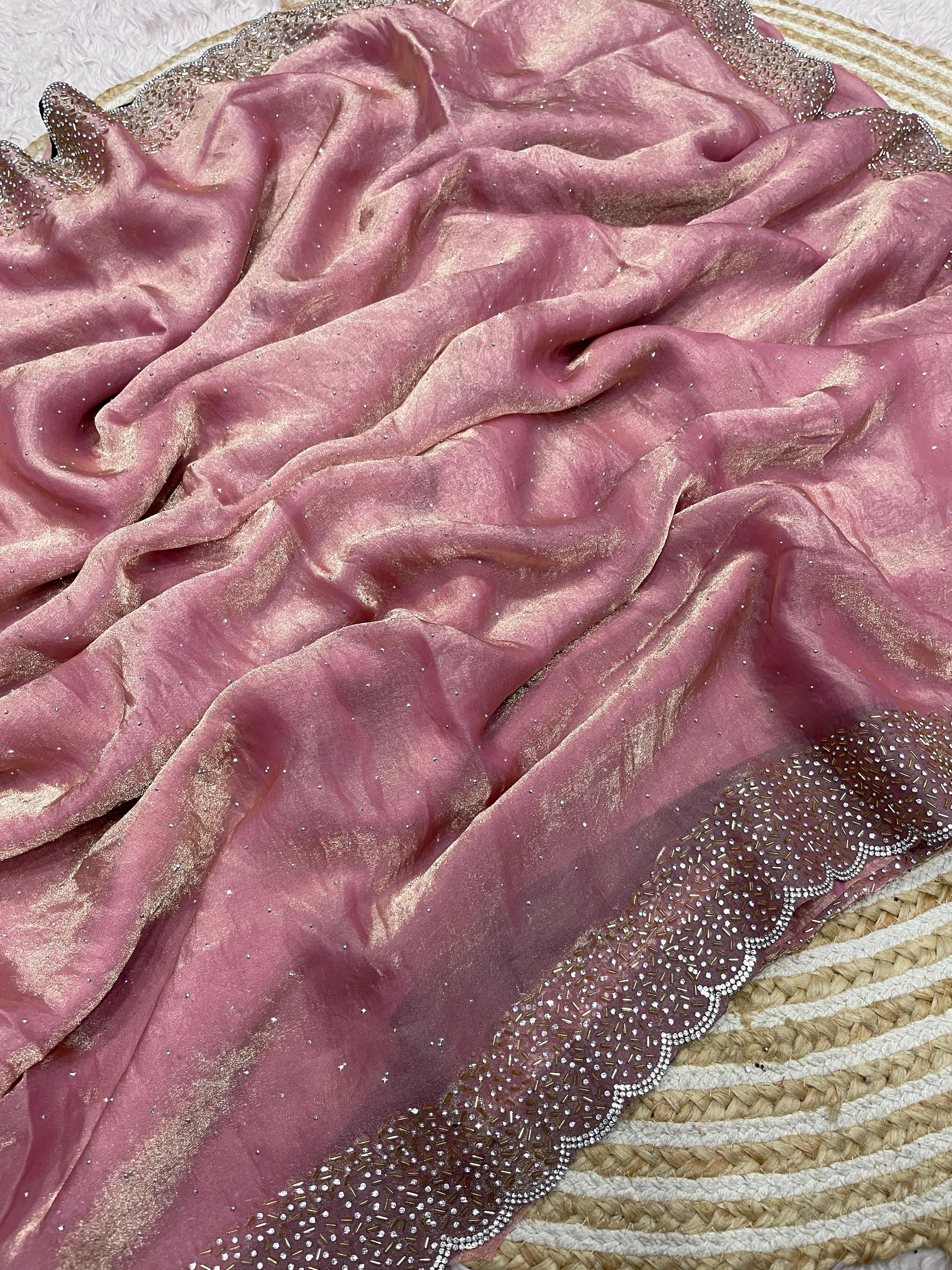 Pure Soft Space Silk Sarees in 20+ Colors
