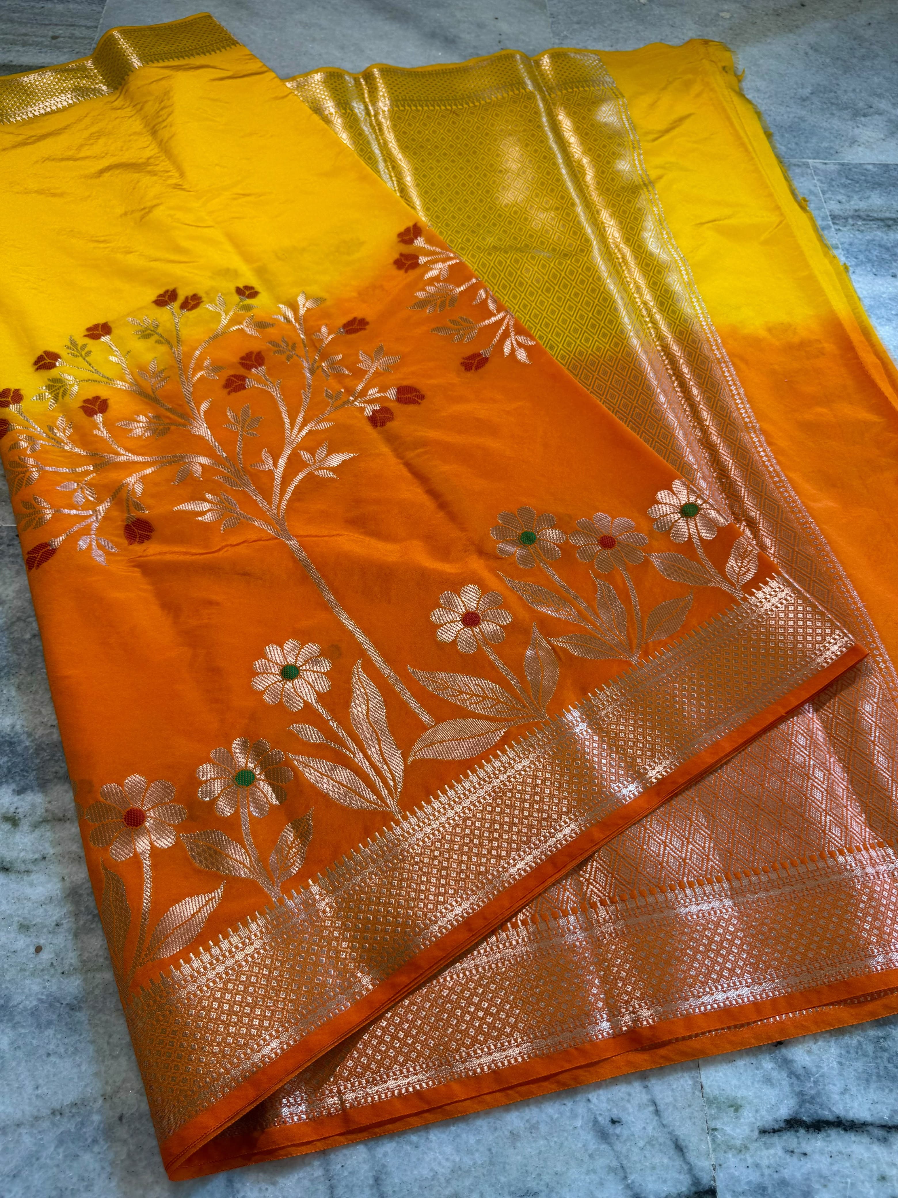Banarasi Semi katan sarees