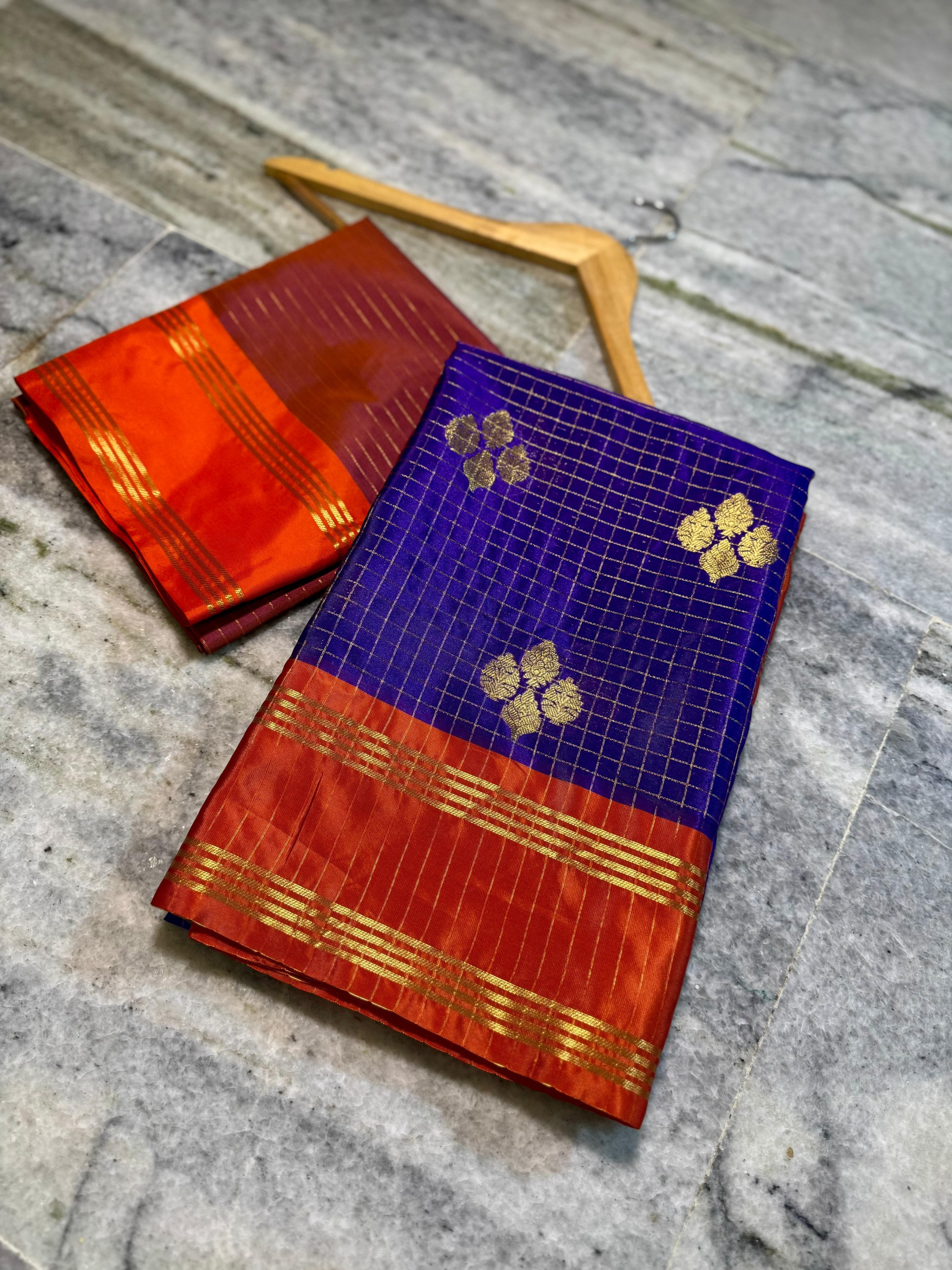 Banarasi Semi katan Soft Silk Sarees