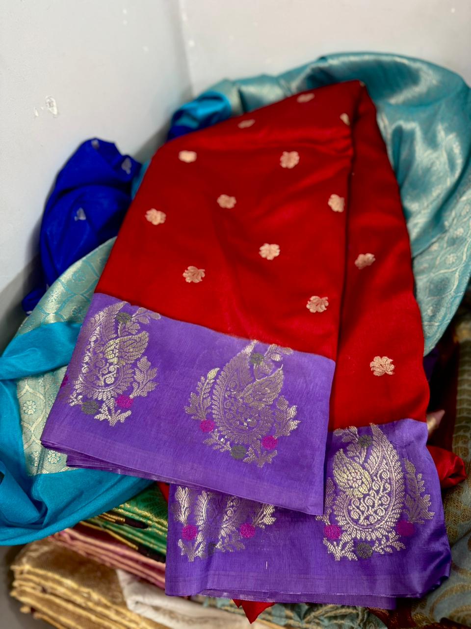 Banarasi Raw Mango Silk Saree