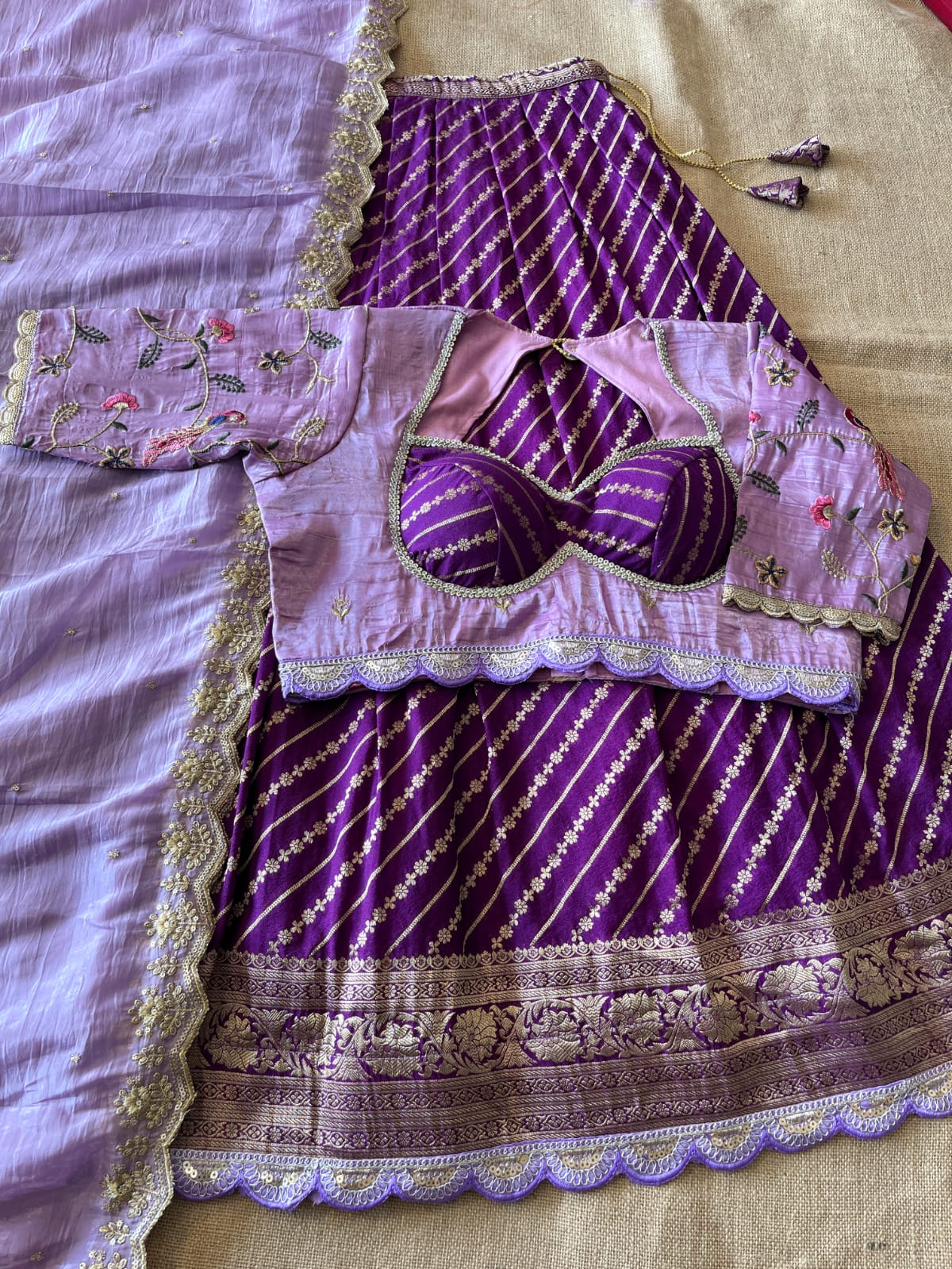 Party Wear Fully Stitched Lehengas Set