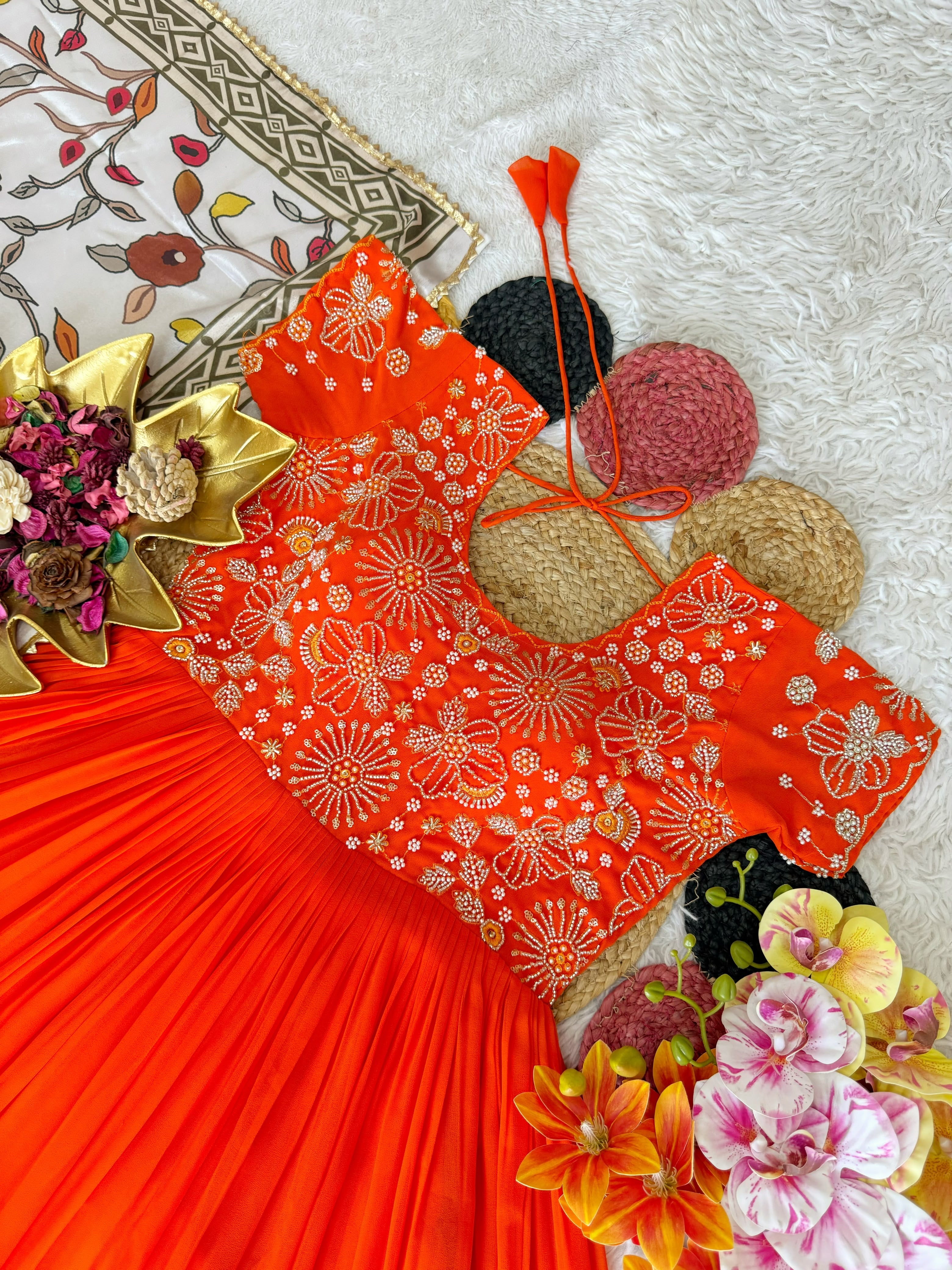 Designer Gown with Duppata