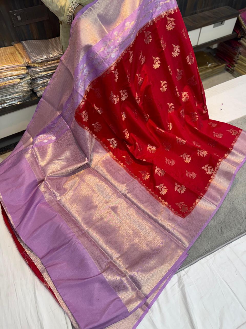 Soft Banarasi Dupion Silk Saree
