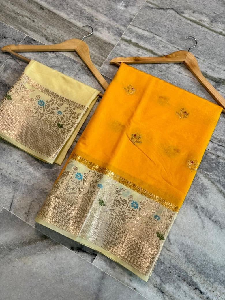 Banarasi Soft Dupion Silk Sarees