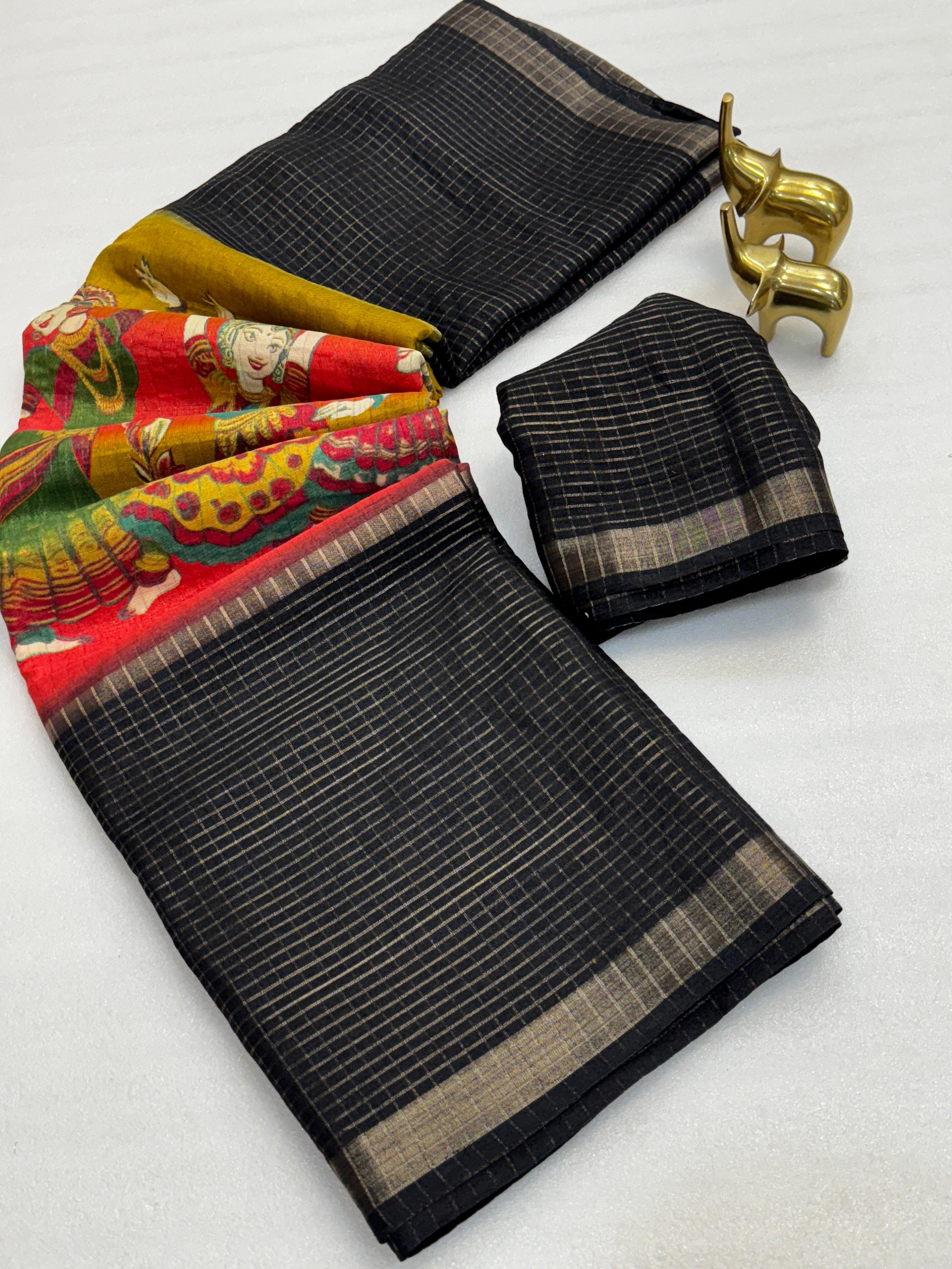 Soft Benny chex saree