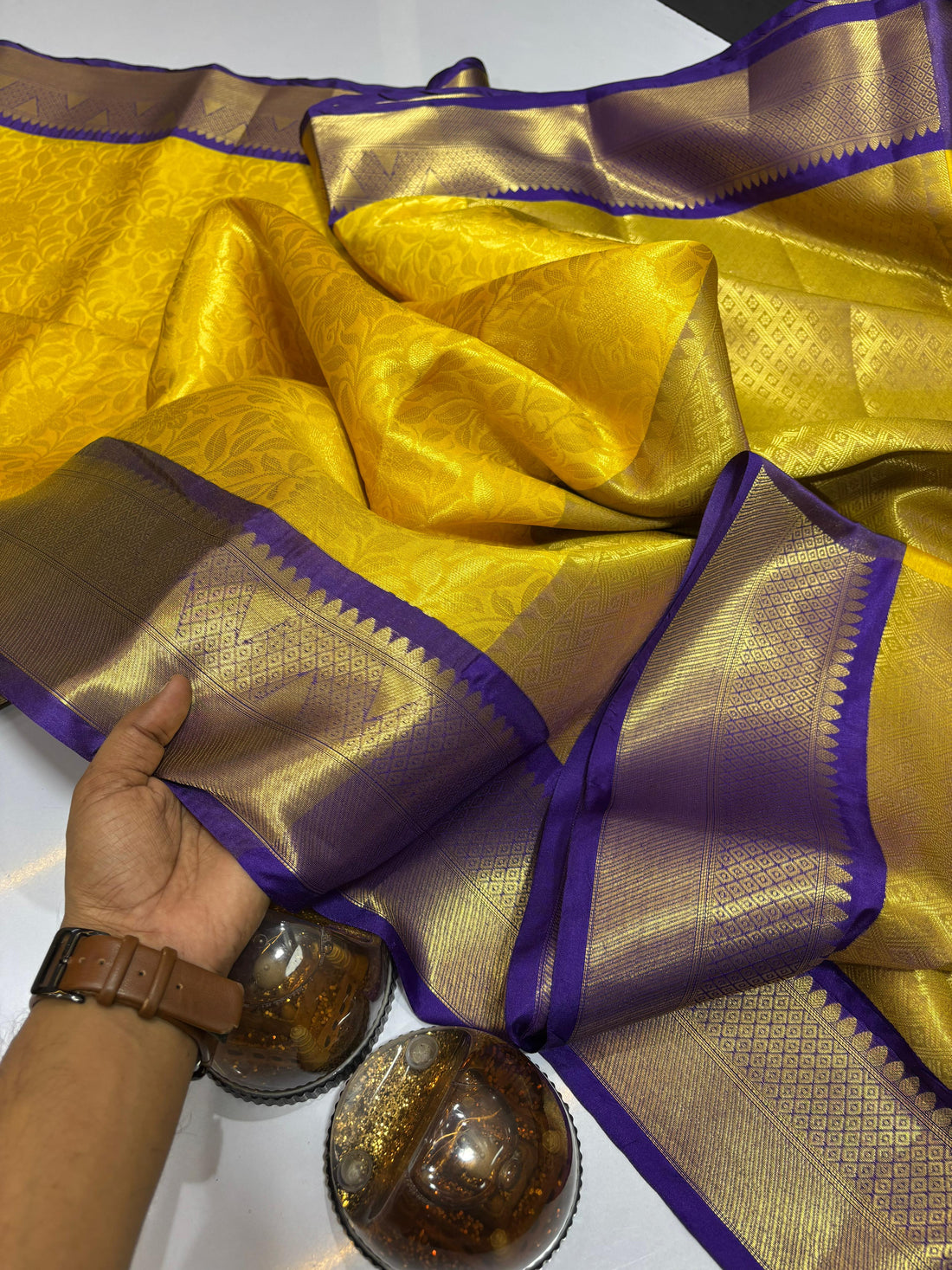 Pure Banarasi Soft Tissue Silk Saree