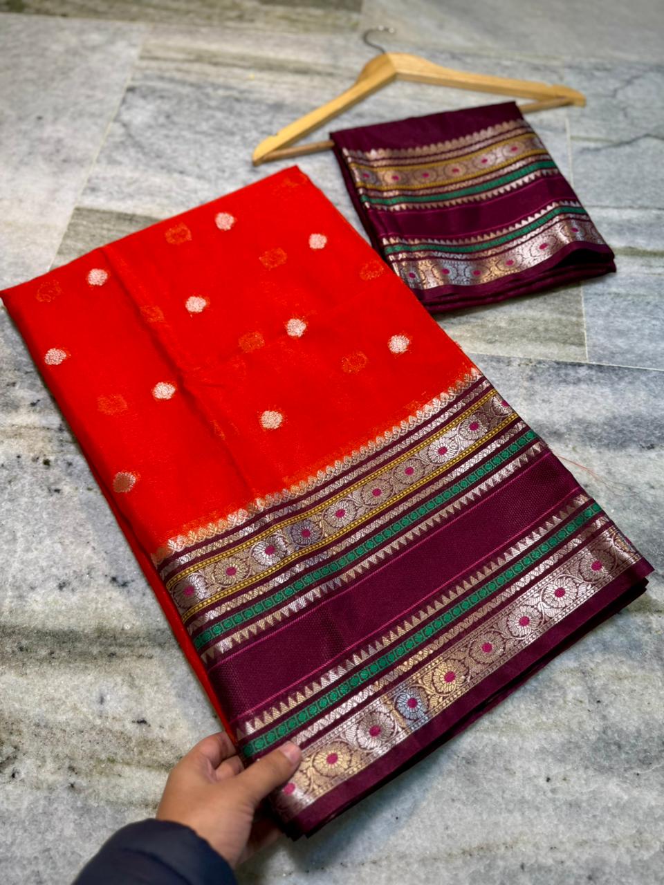 Soft Banarasi Warm Silk Sarees