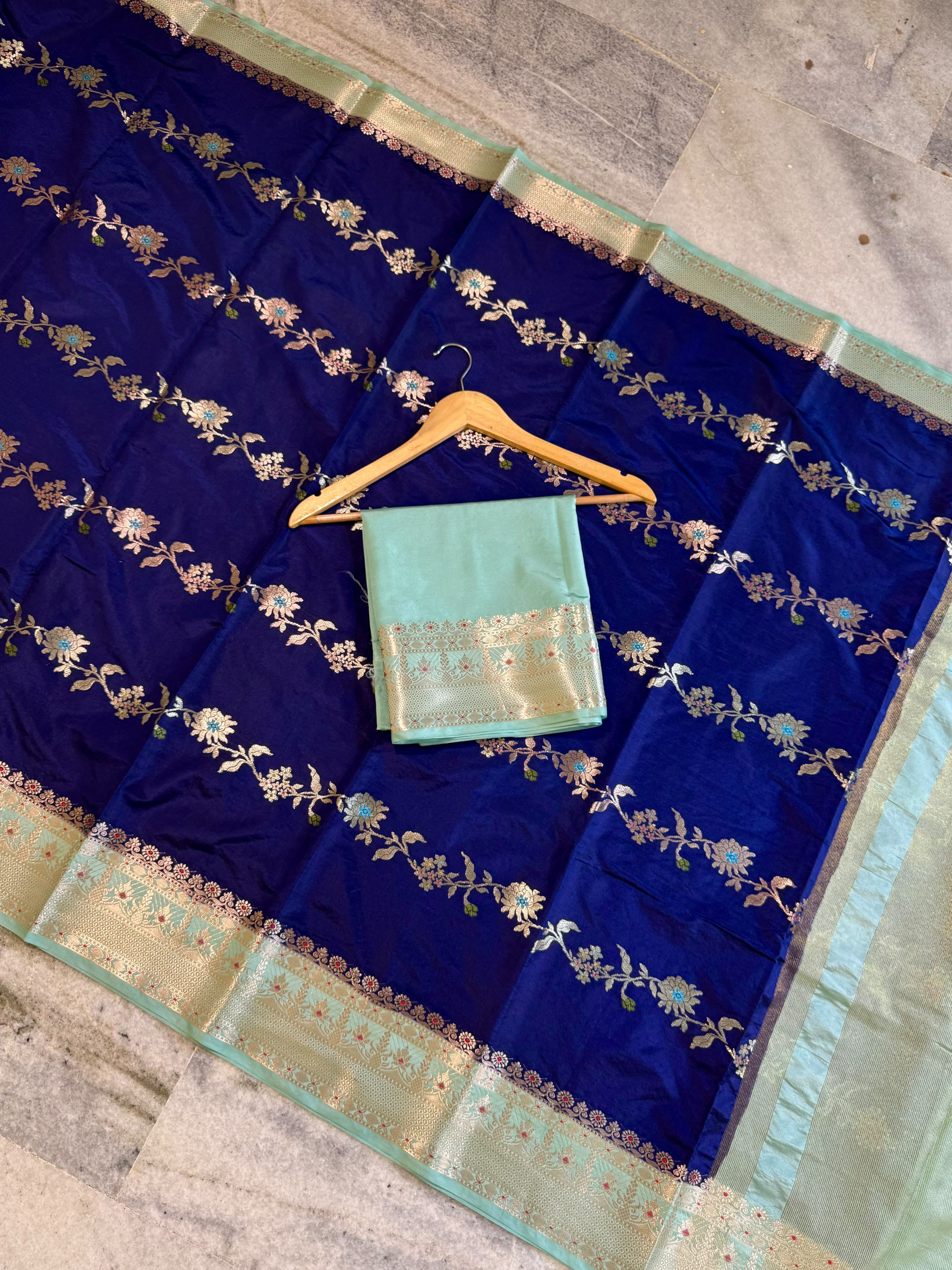 Banarasi Semi Katan Silk Sarees