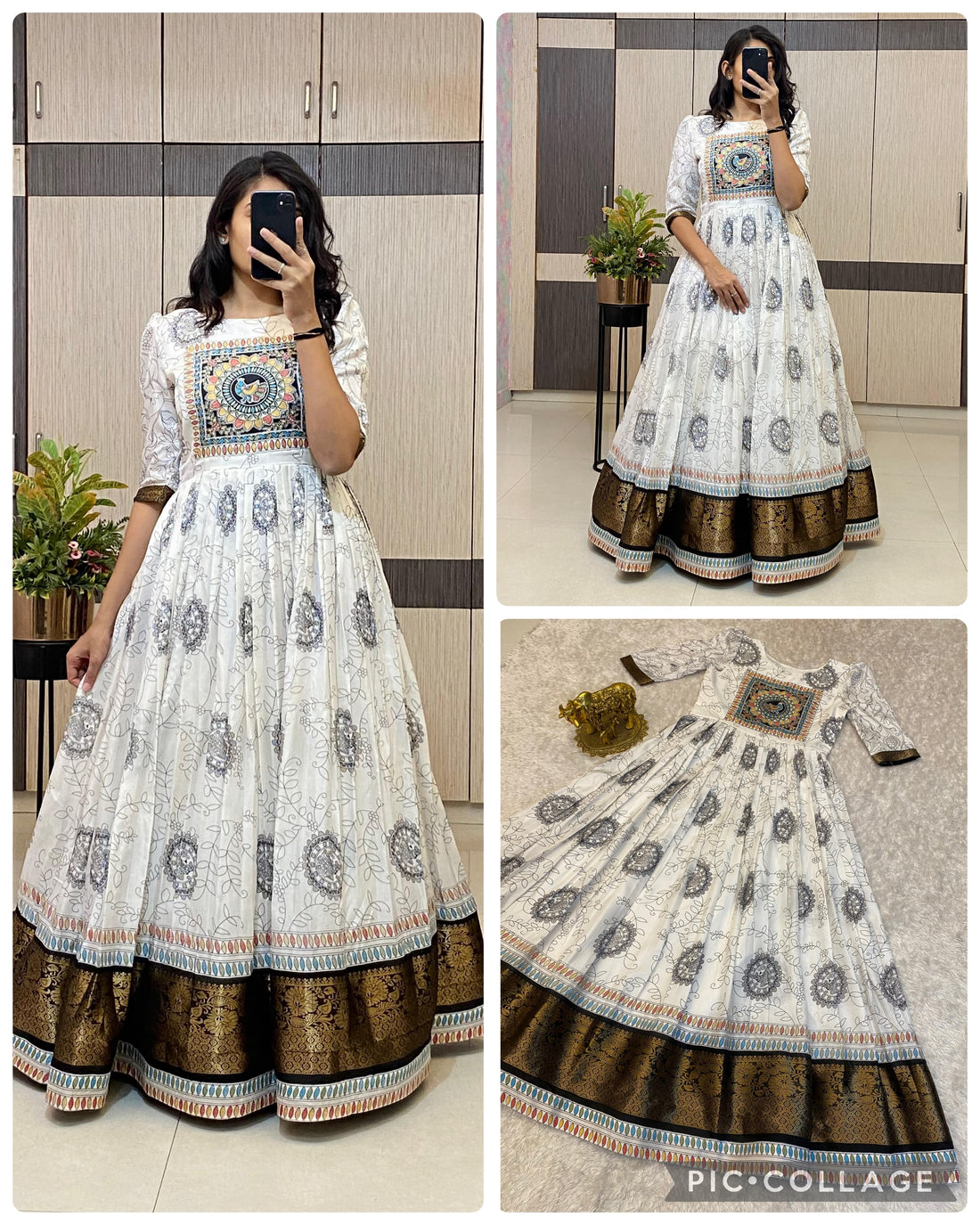 Designer Kalamkari Gown
