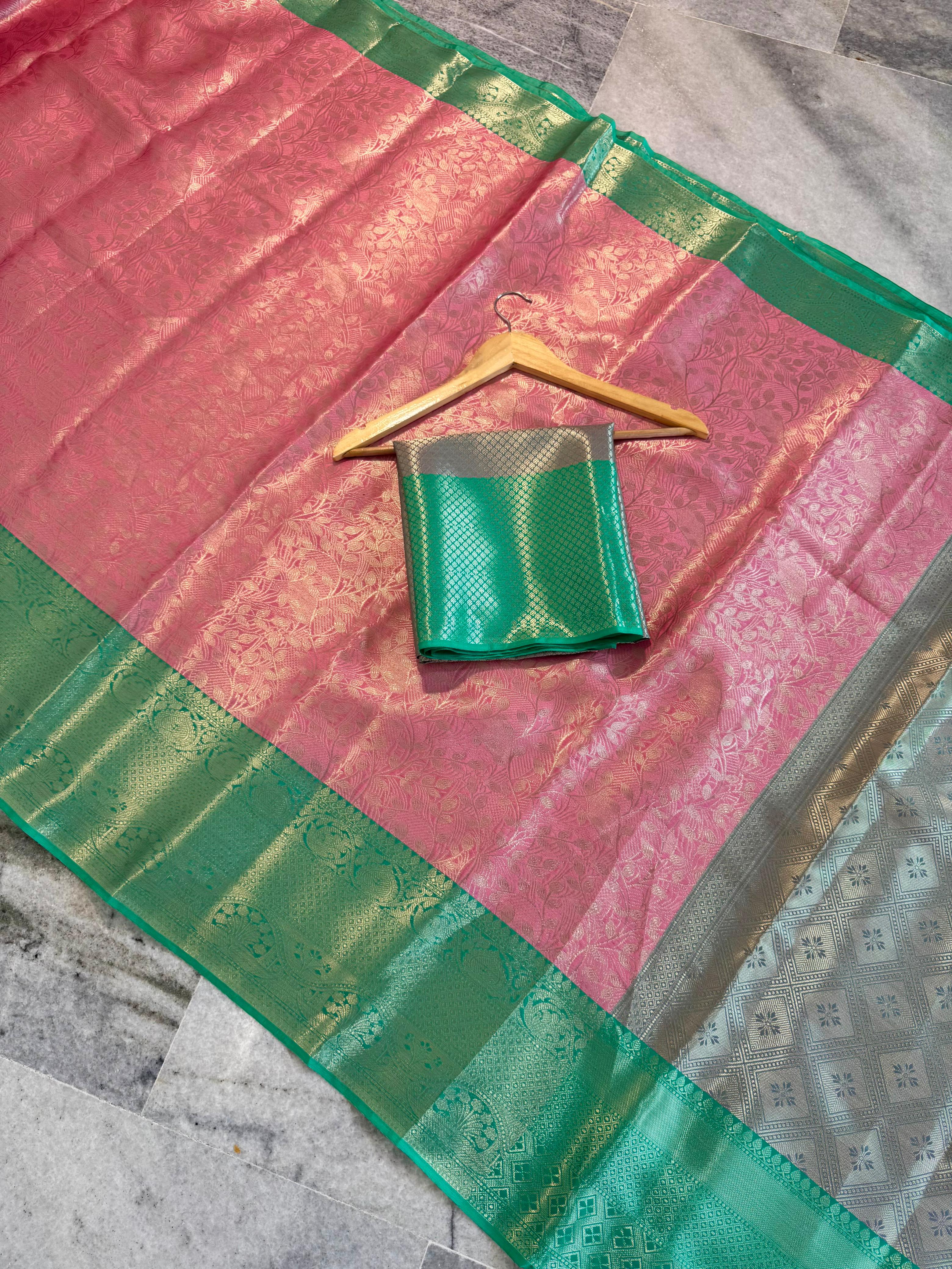Soft Banarasi Tissue Silk Saree