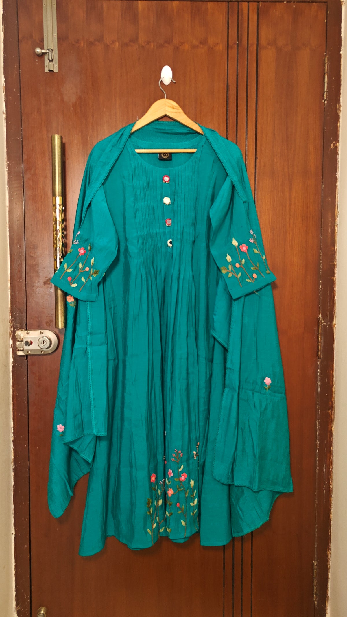 Mulchanderi Anarkali Handwork 3pc Set