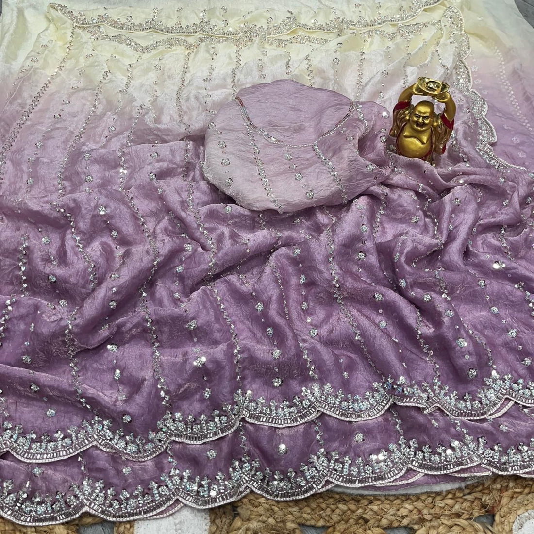 Luxurious Space Silk Sarees