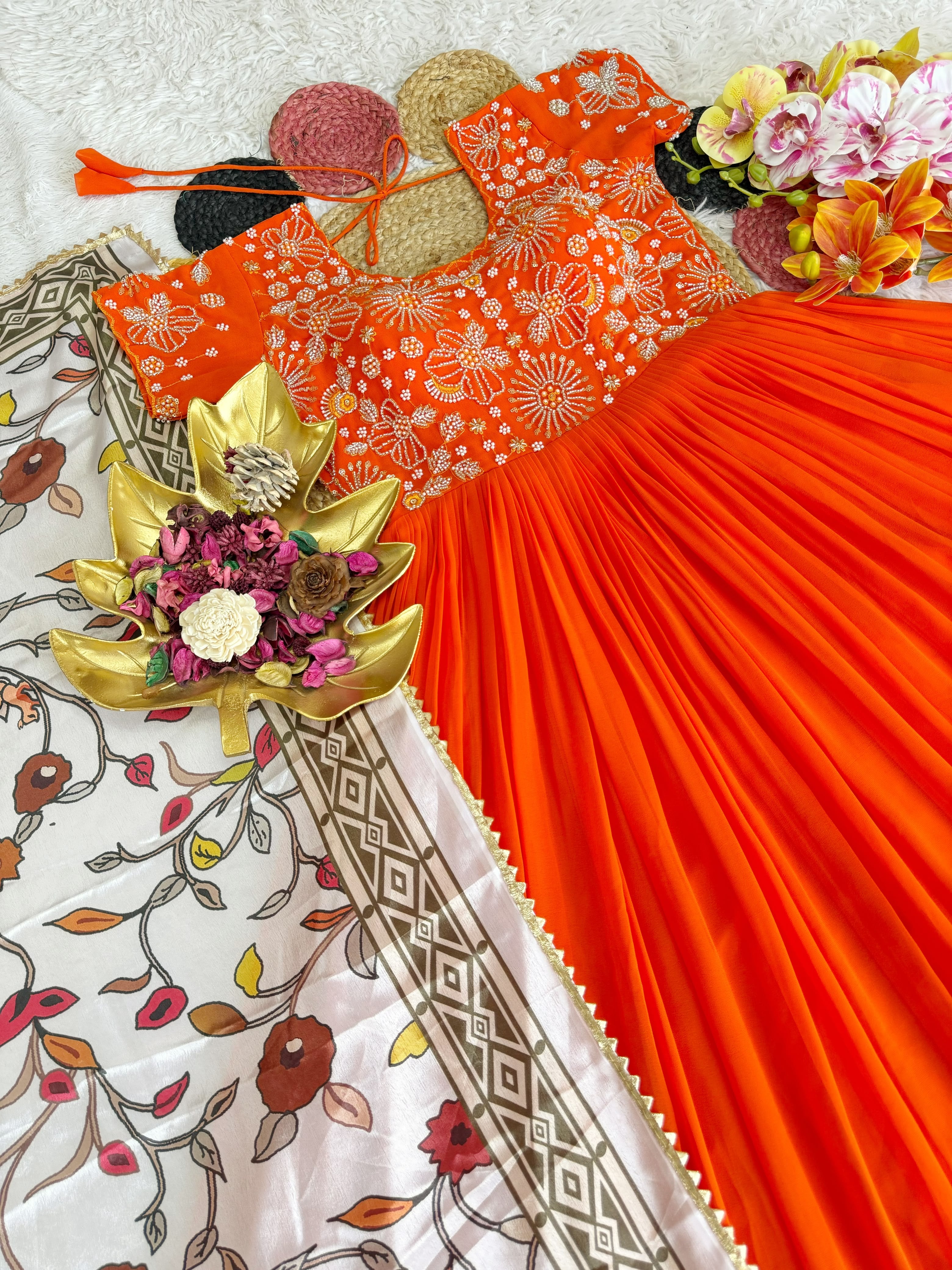 Designer Gown with Duppata