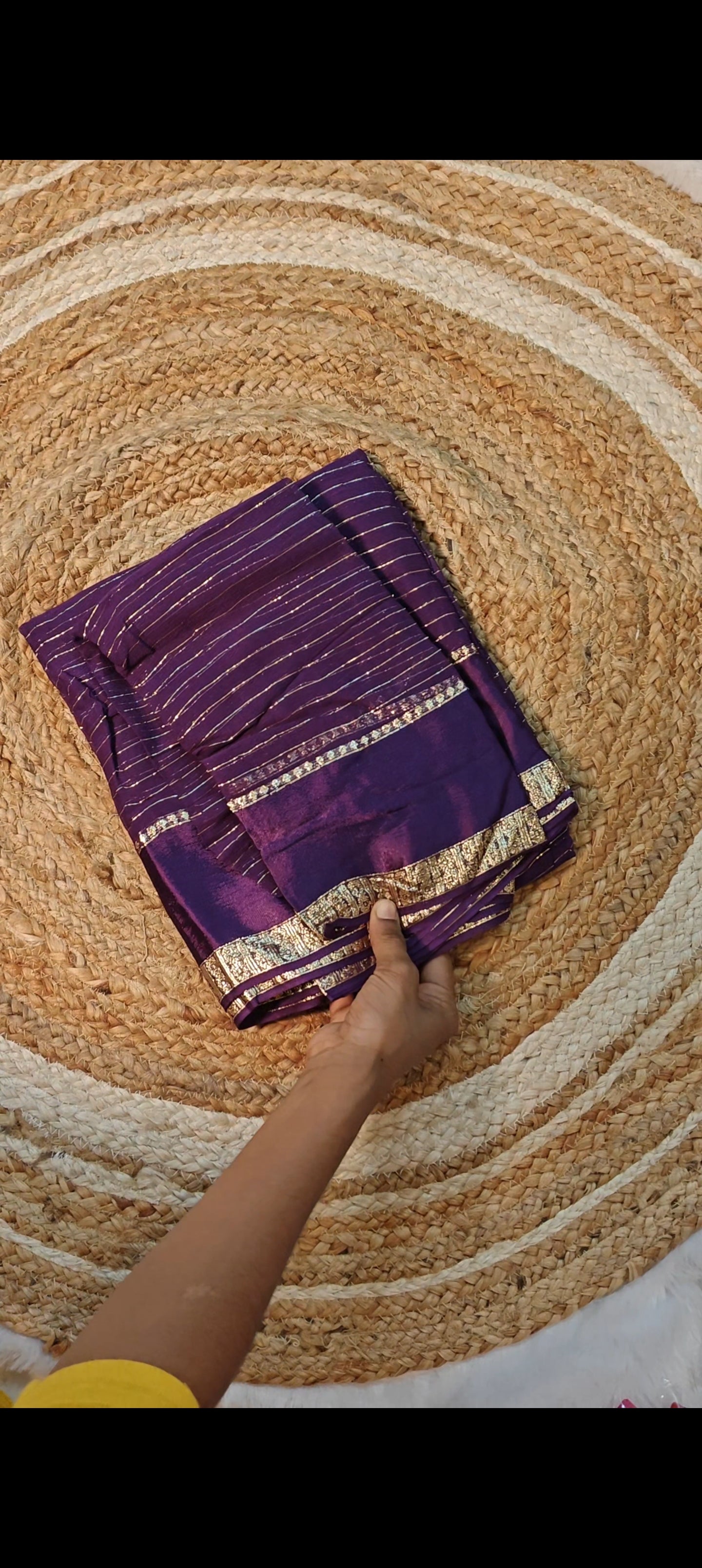 Viscose Georgette Sarees With Running Blouse
