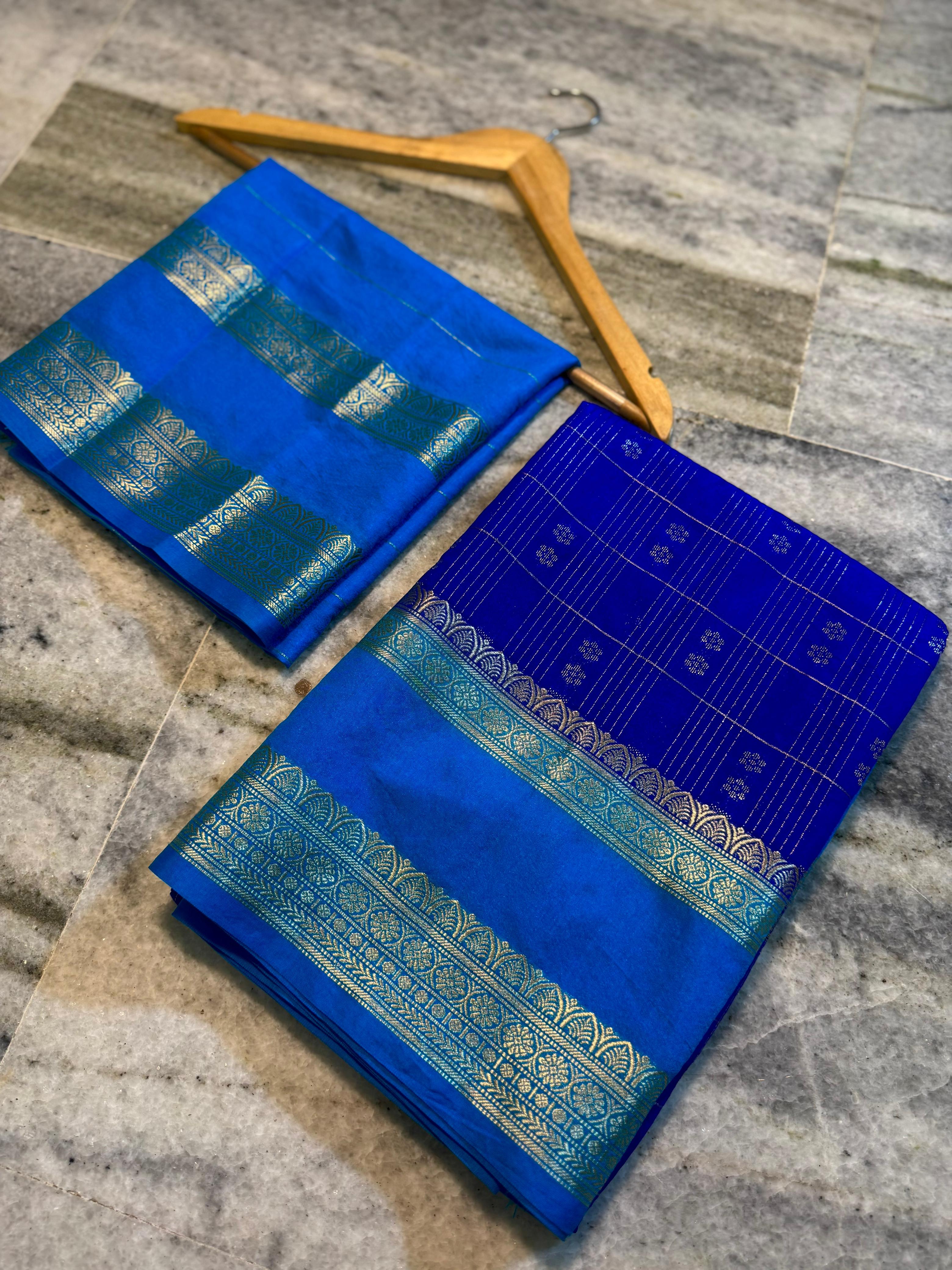 Banarasi Semi Chiniya Pattu sarees