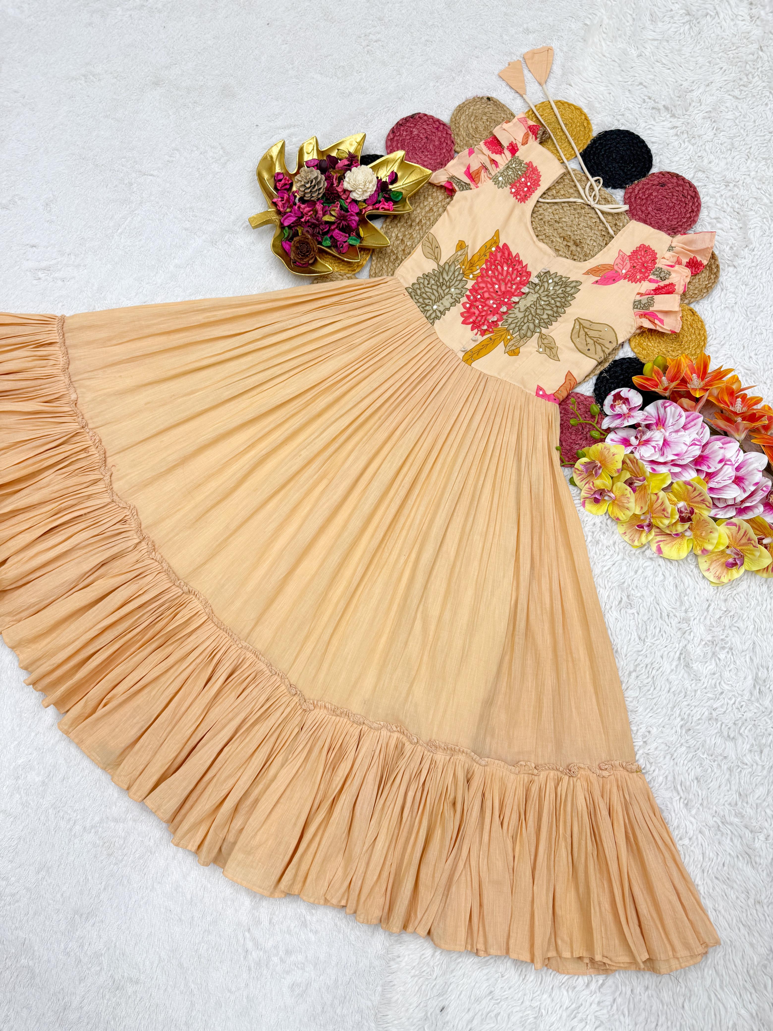 Soft Mul Mul Cotton Gowns