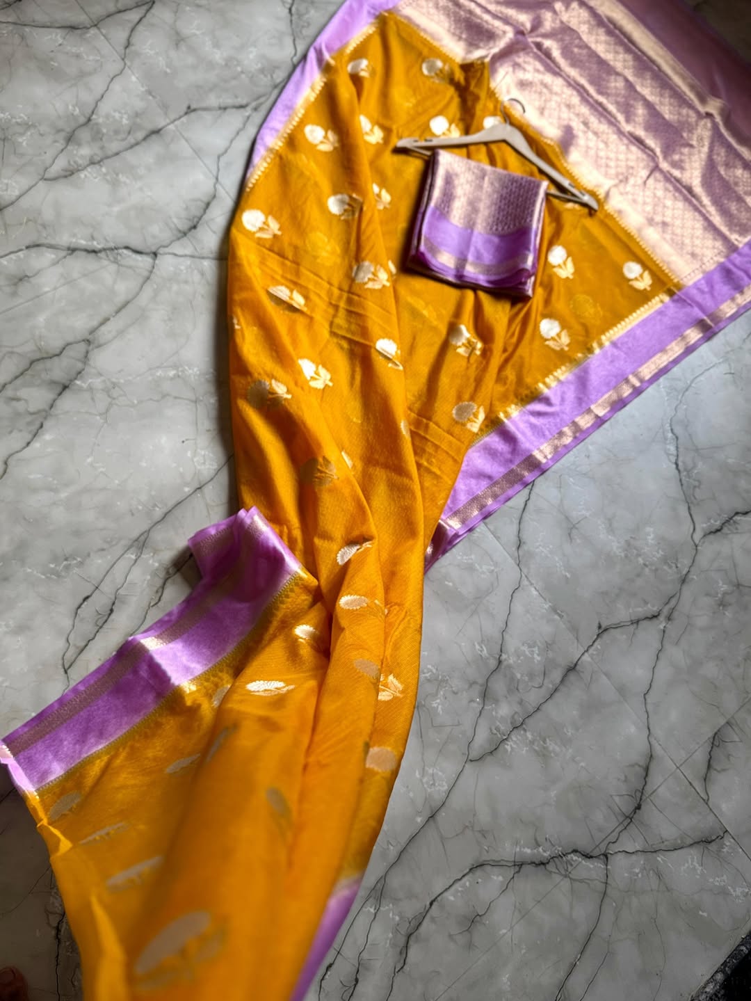Handloom Soft Raw Mango Saree