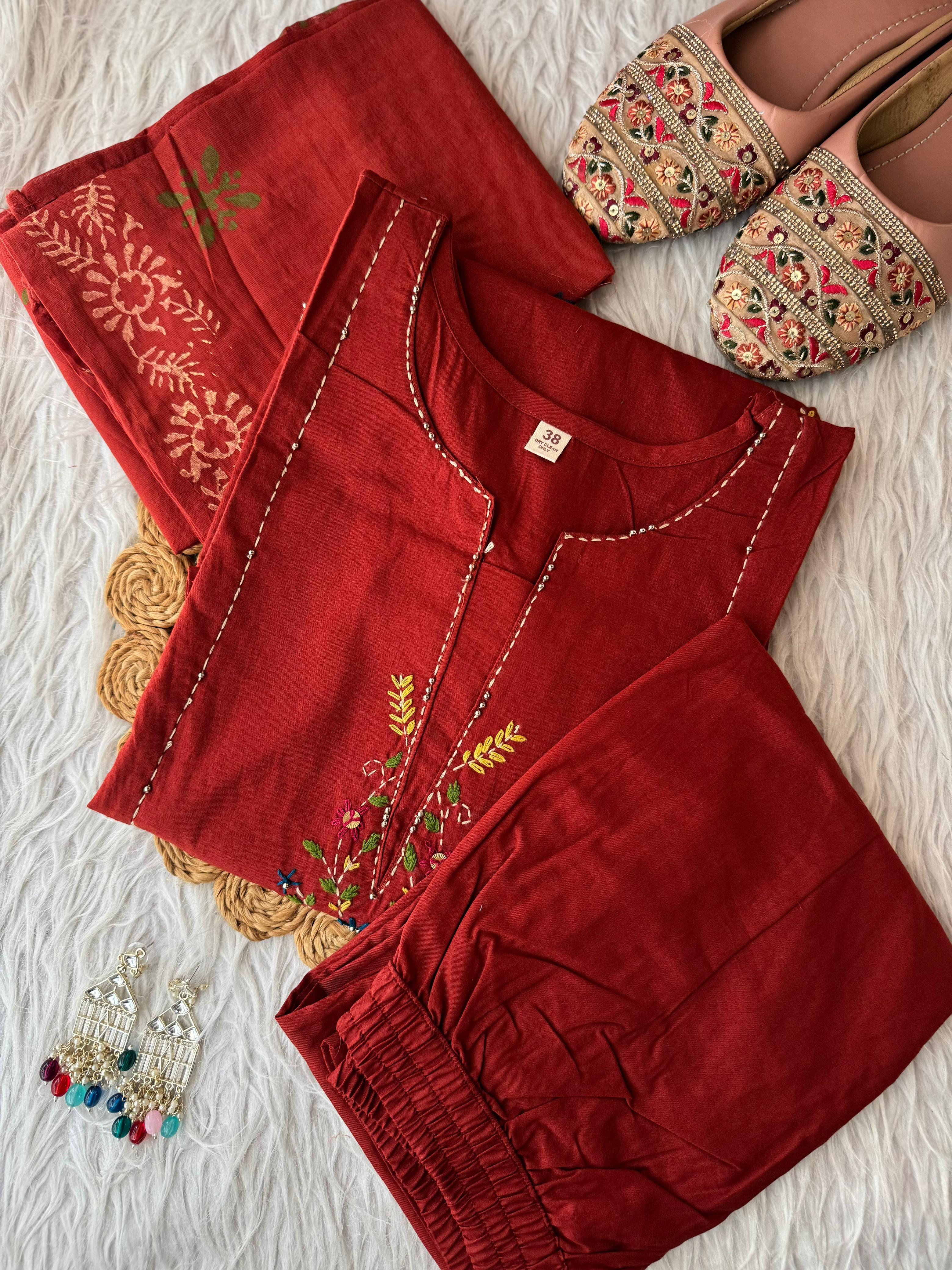 Pure Cotton Kurti Sets
