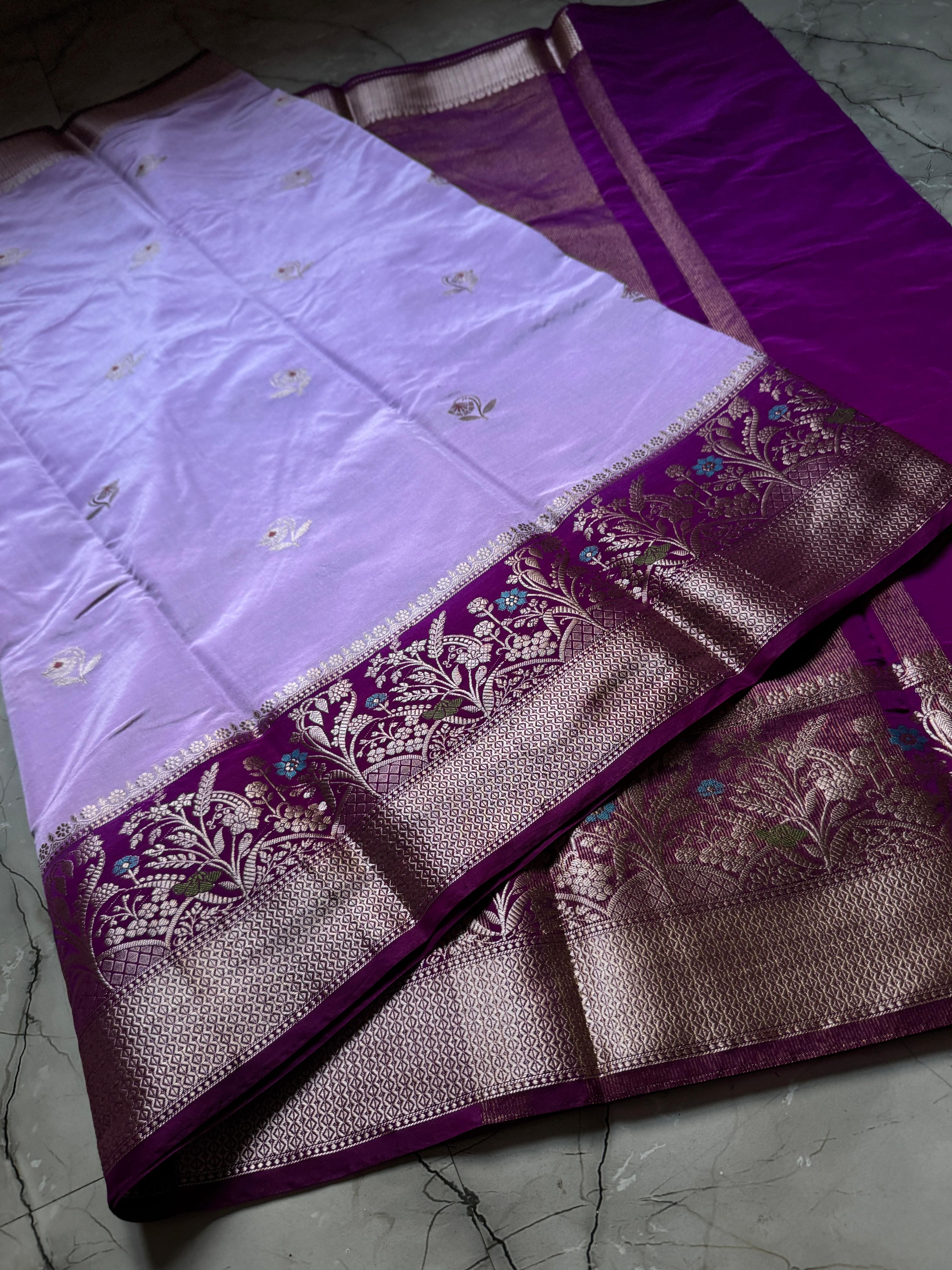 Banarasi Semi Katan Soft Silk Sarees