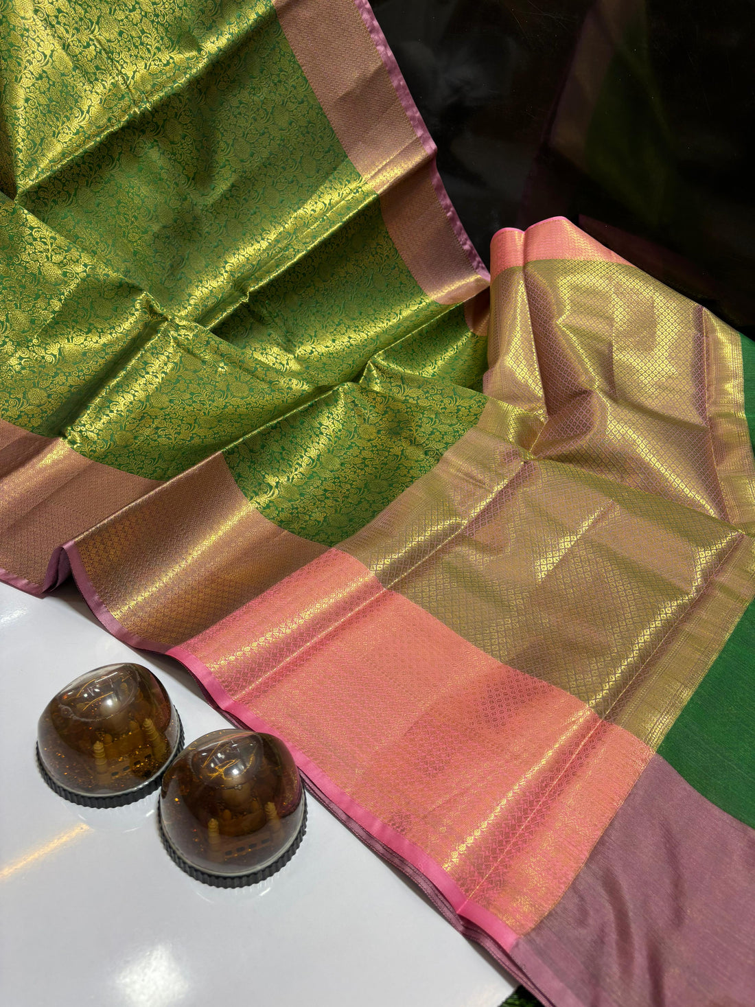Pure Banarasi Soft Tissue Silk Saree