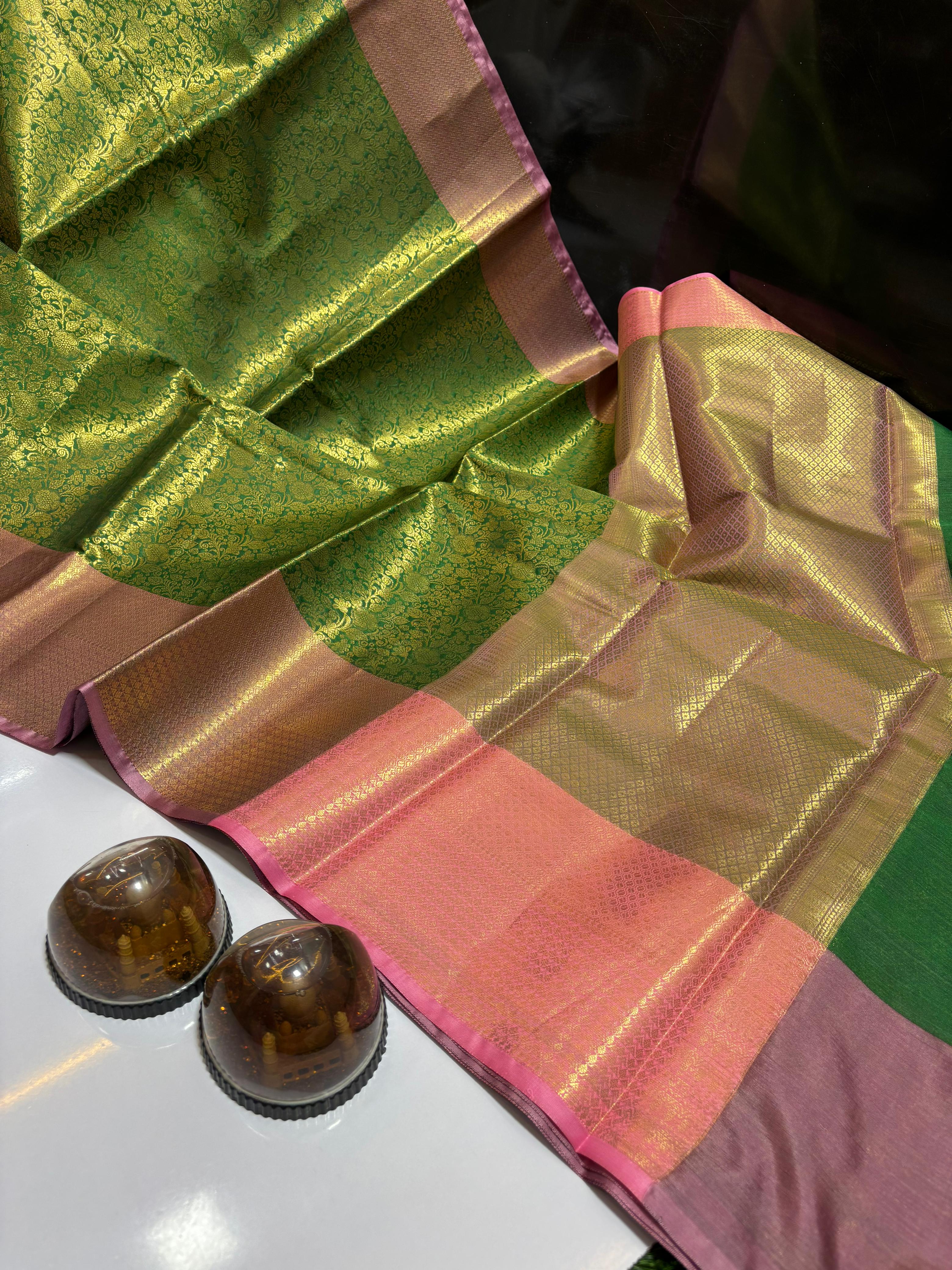 Pure Banarasi Soft Tissue Silk Saree