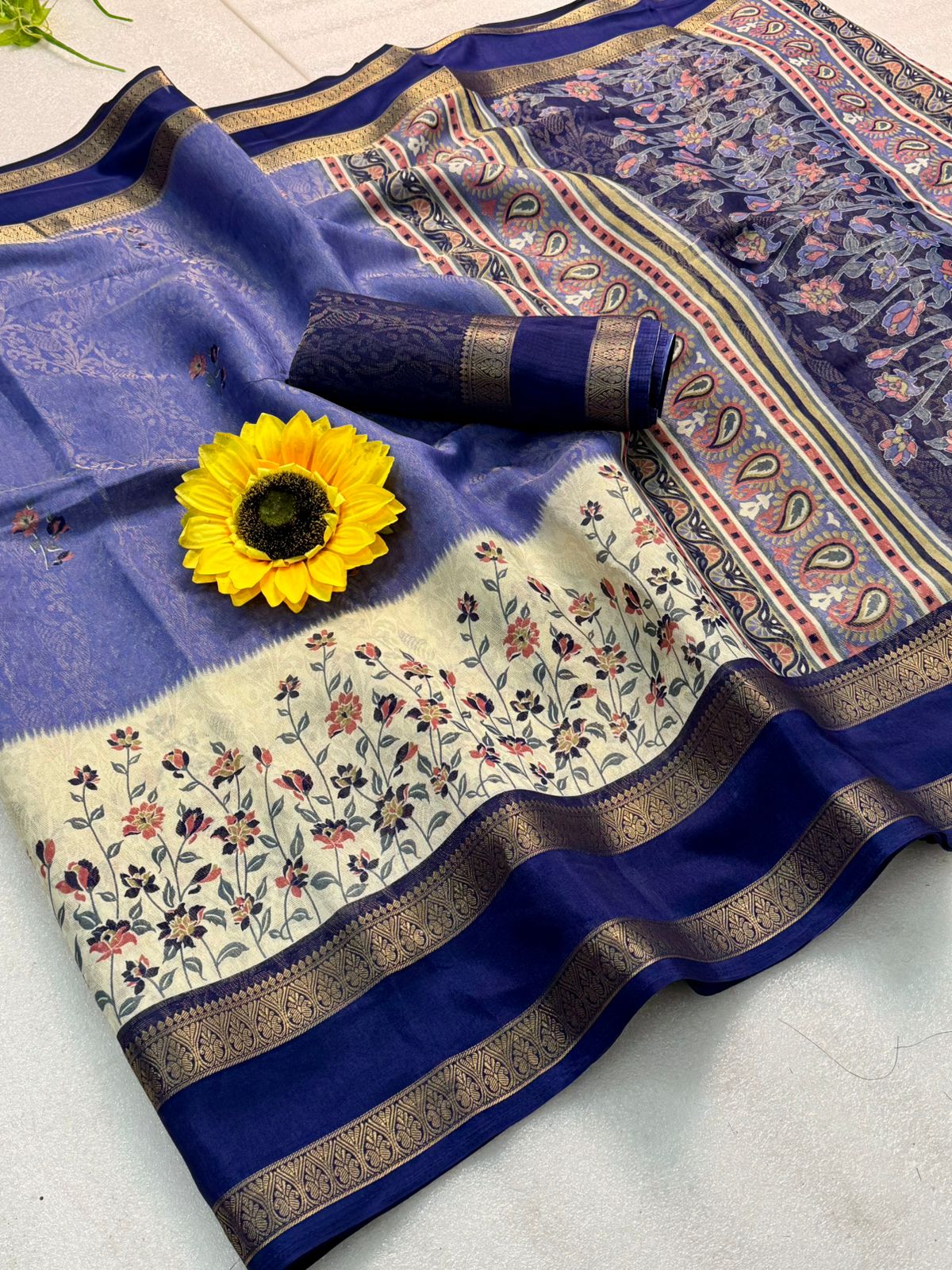 Soft Handloom Inspired Kalamkari Sarees