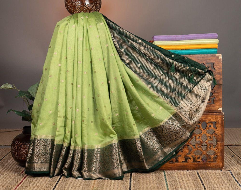 Soft Banarasi Dupion Silk Sarees