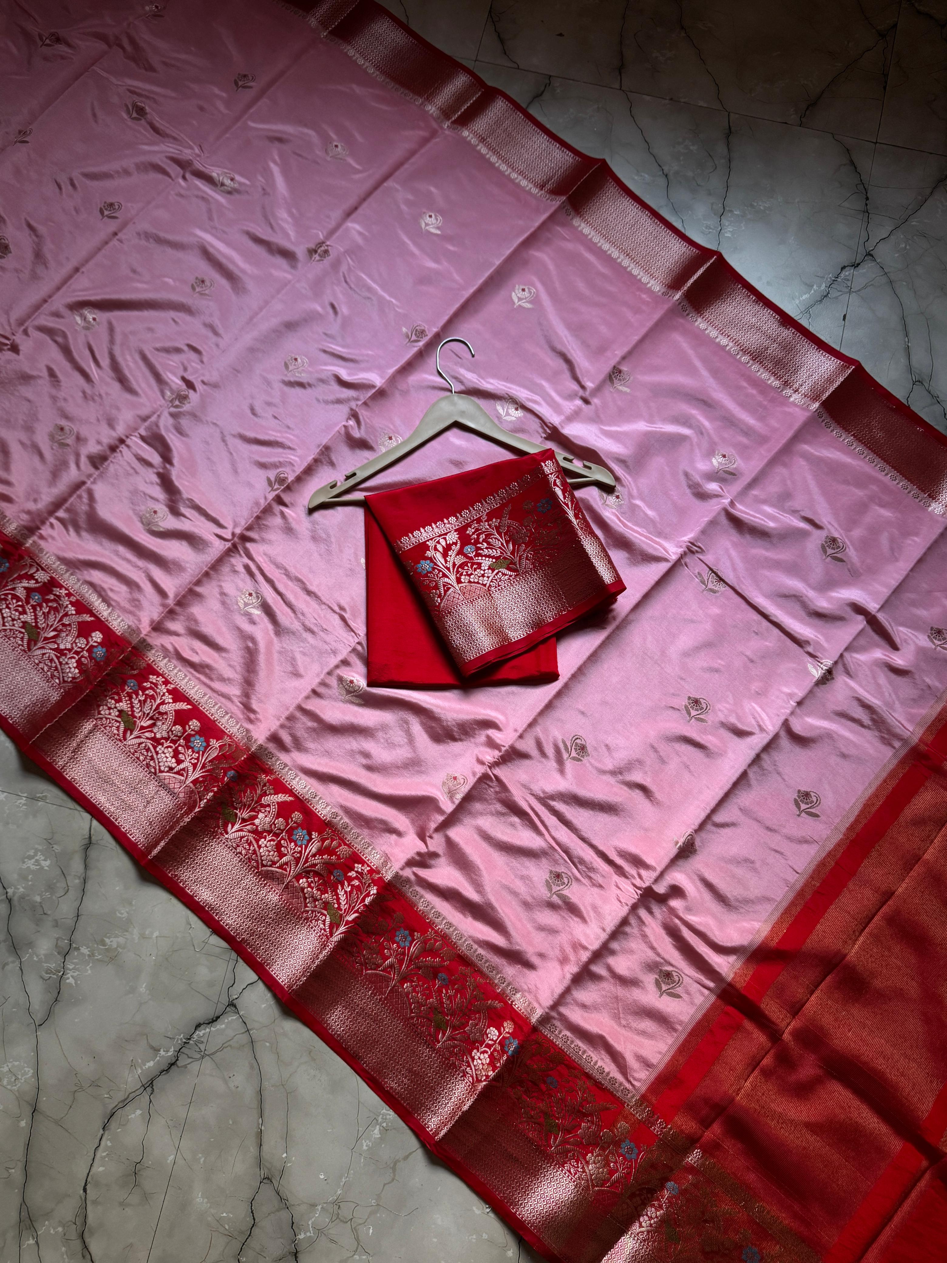 Banarasi Semi Katan Soft Silk Sarees