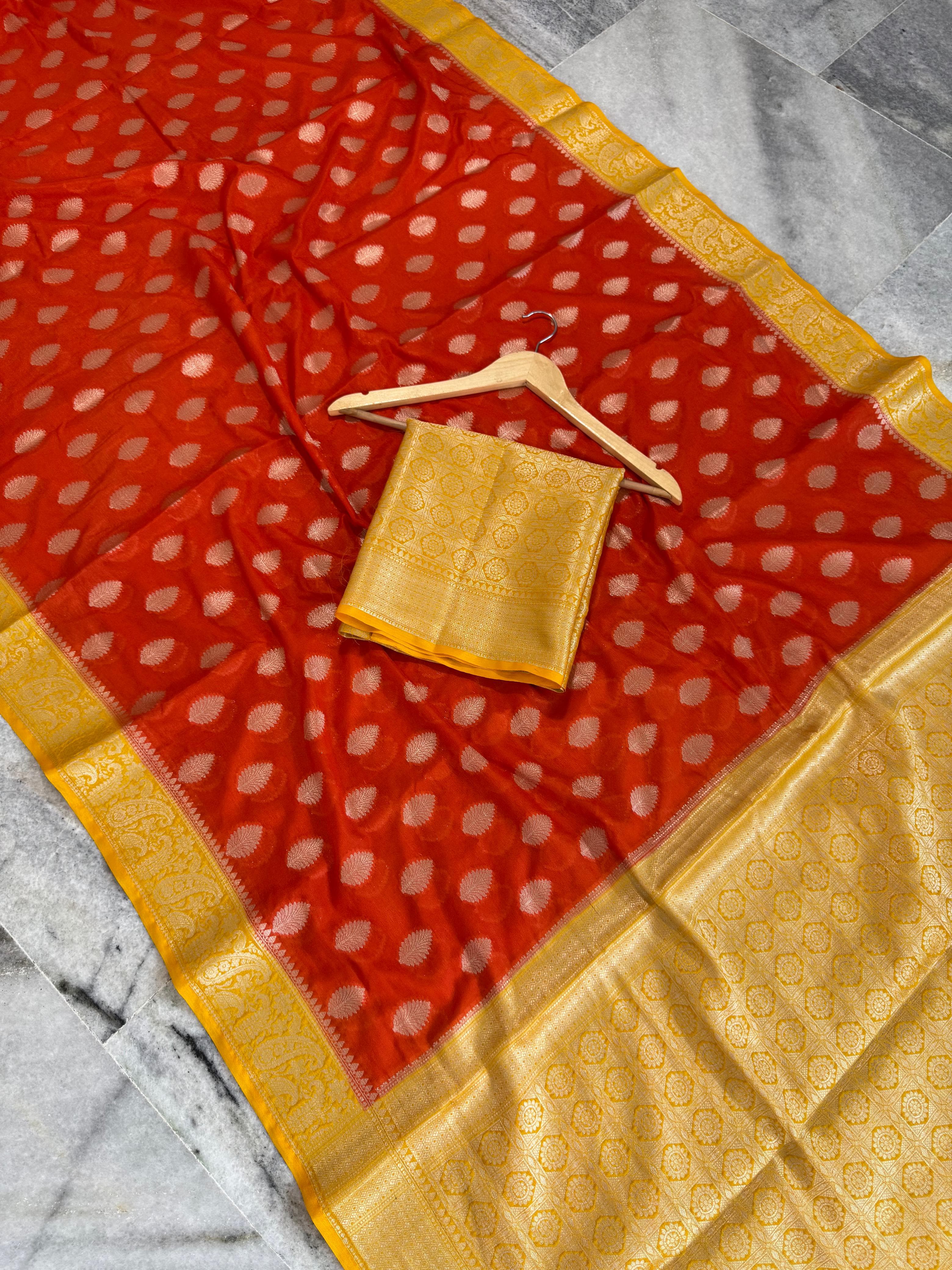 Soft Banarasi Warm Silk Sarees
