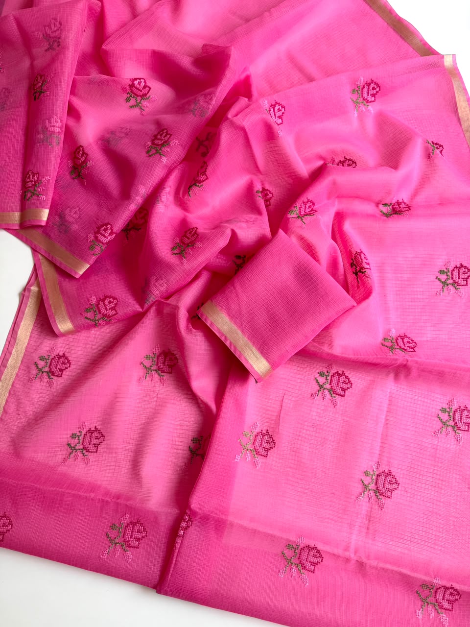 Soft Kota Doriya Silk Sarees