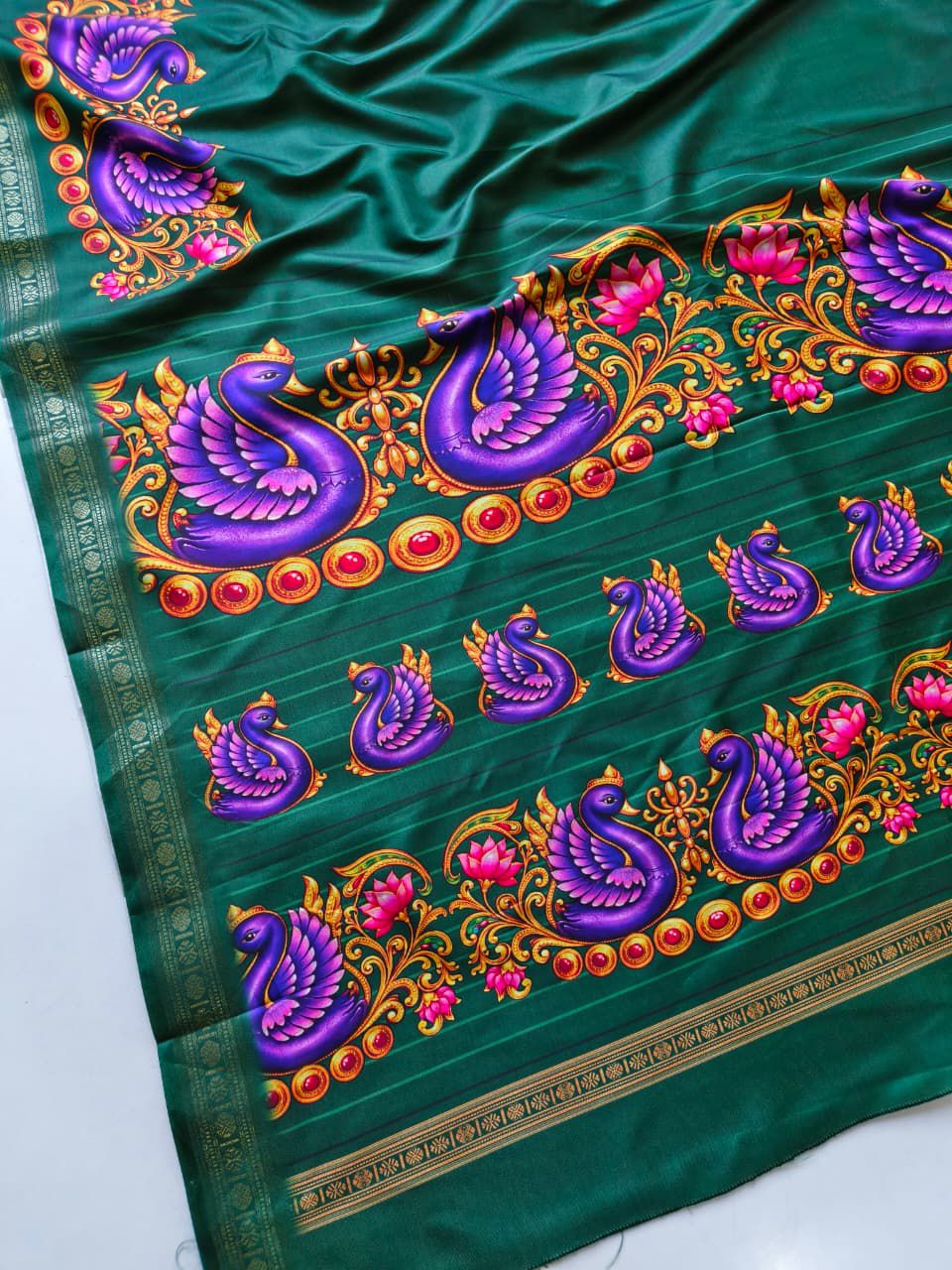 Tanjaore Soft Silk Sarees