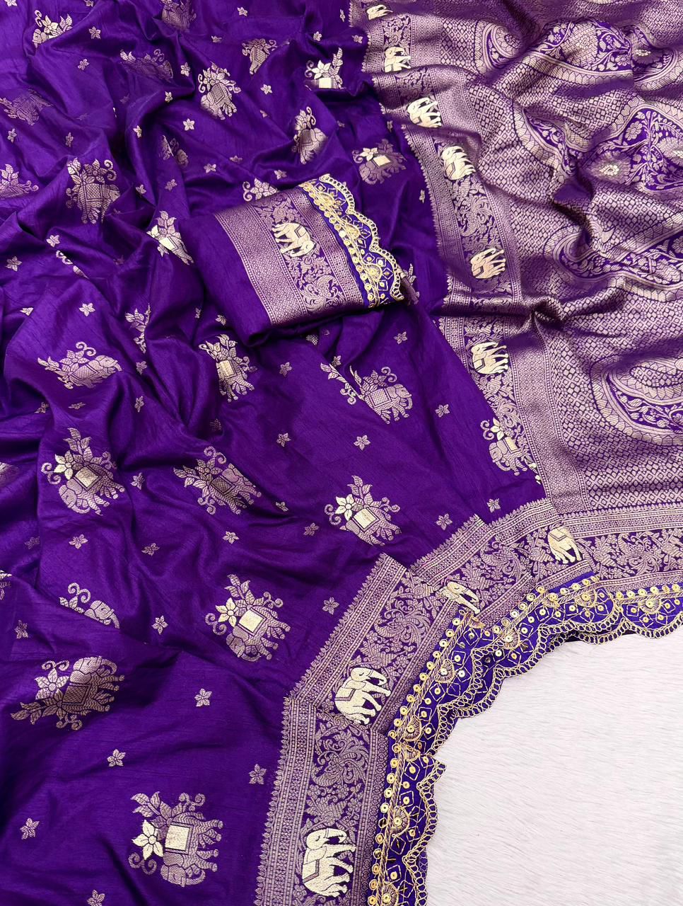 Soft Khadi Dola Sarees