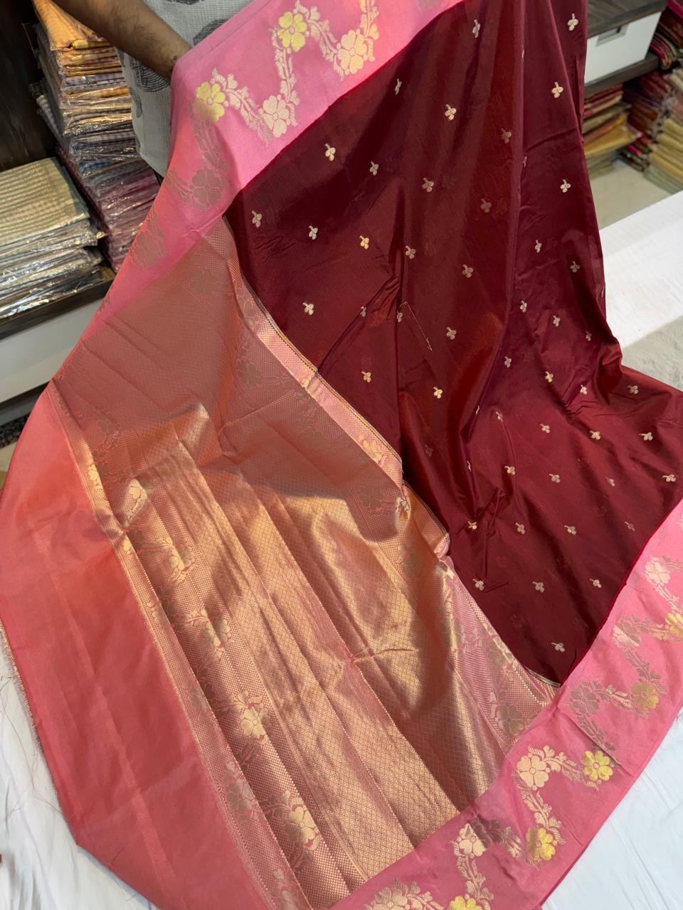 Premium Banarasi Raw Mango Sarees