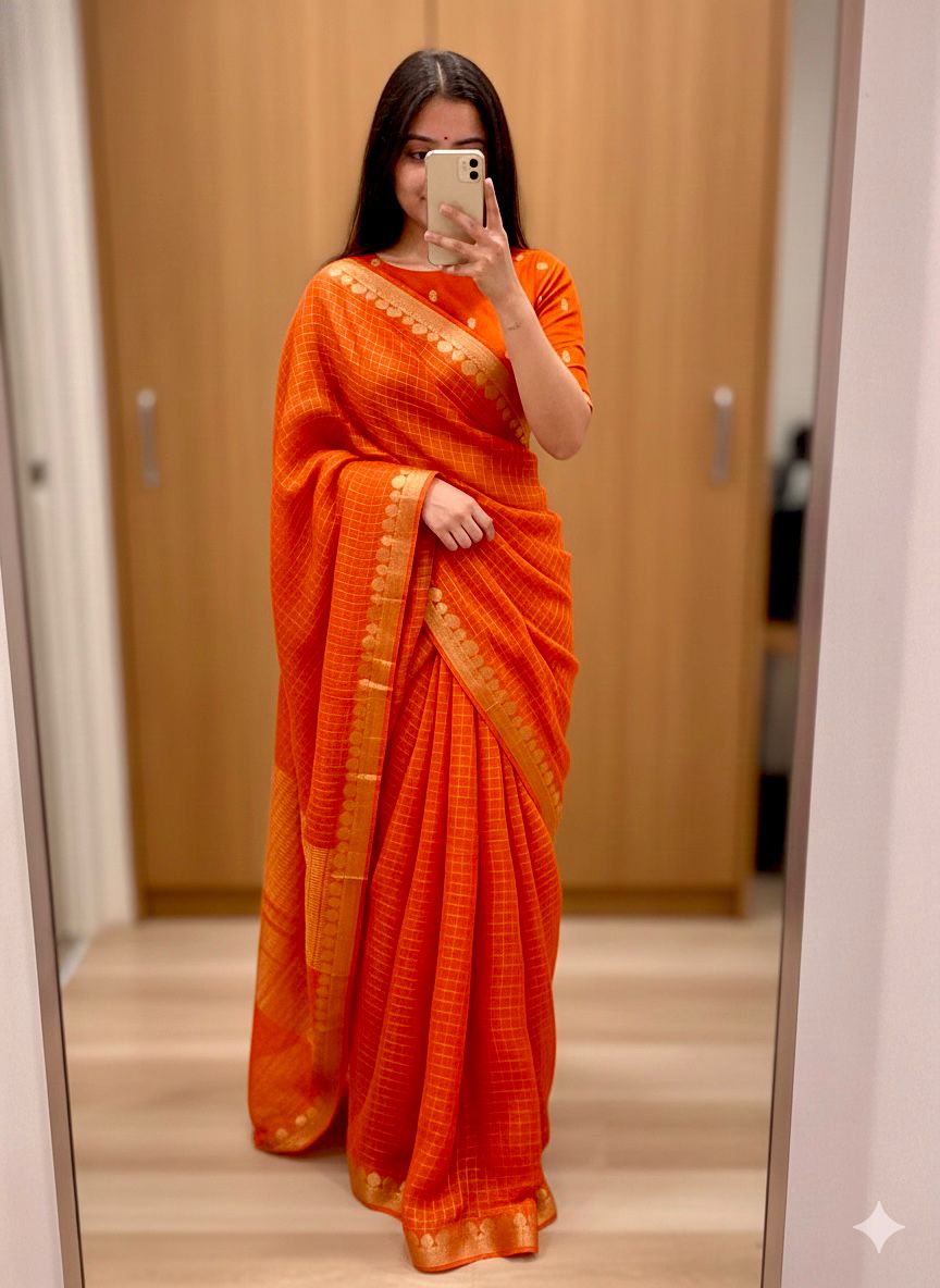 Viscose Georgette Sarees