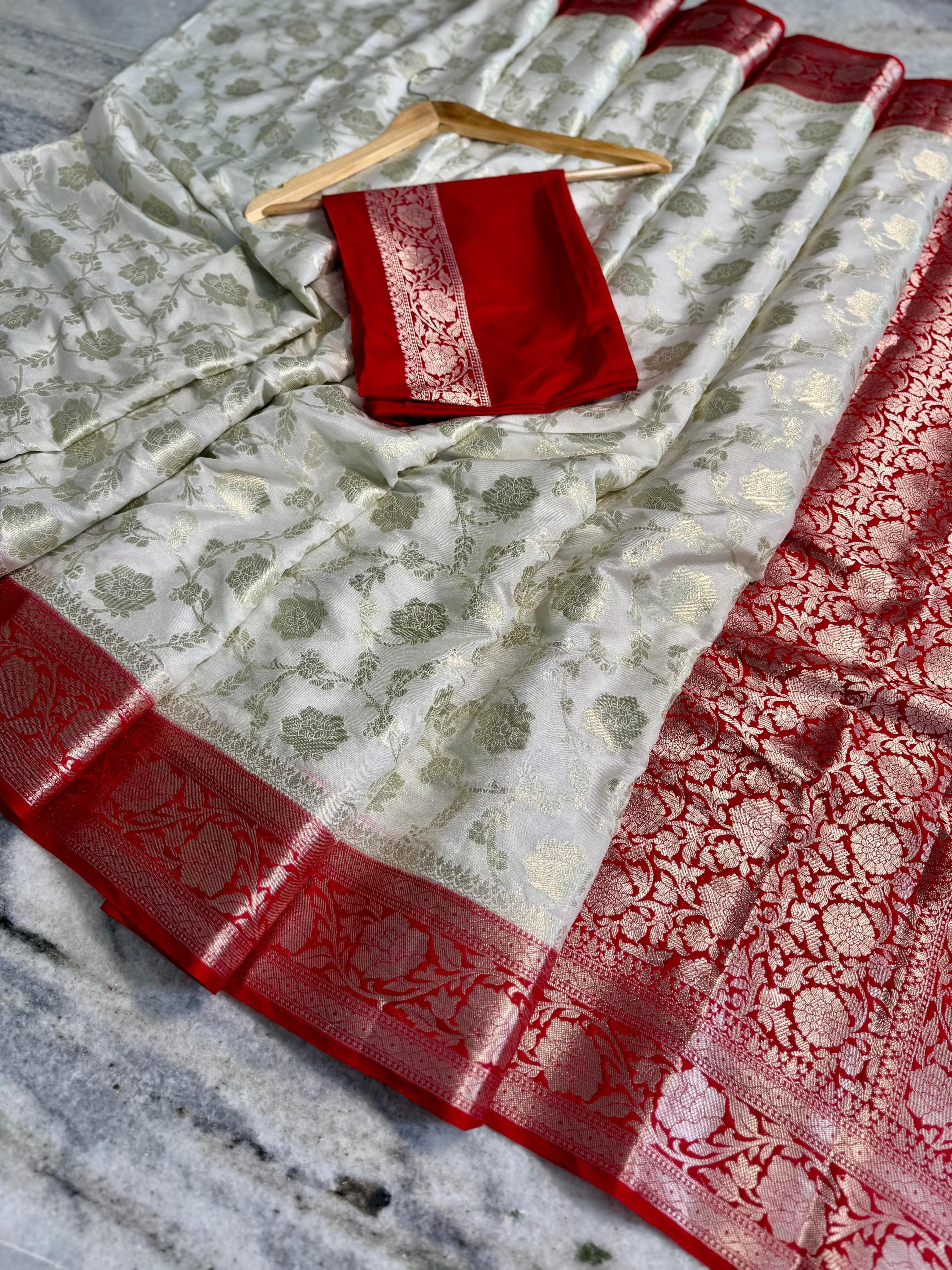 Banarasi Semi Katan Warm Silk Saree