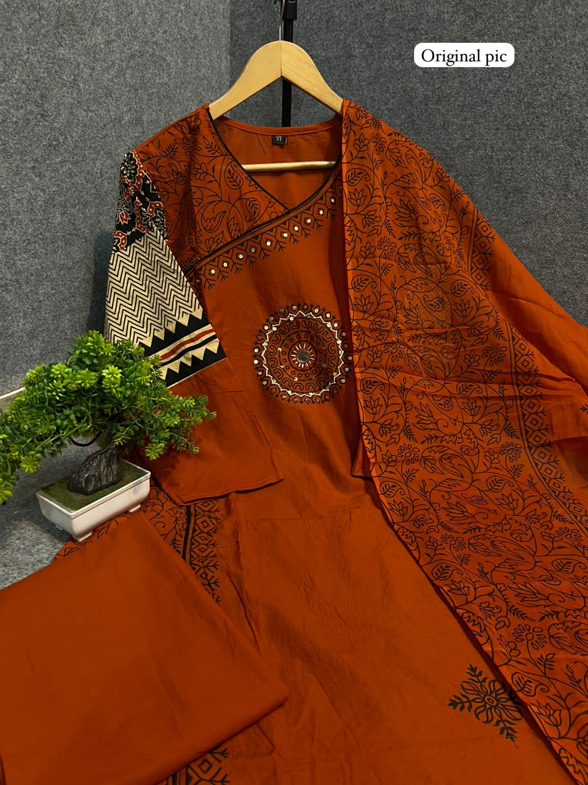 Premium Cotton Jaipuri 3pc Kurti Sets
