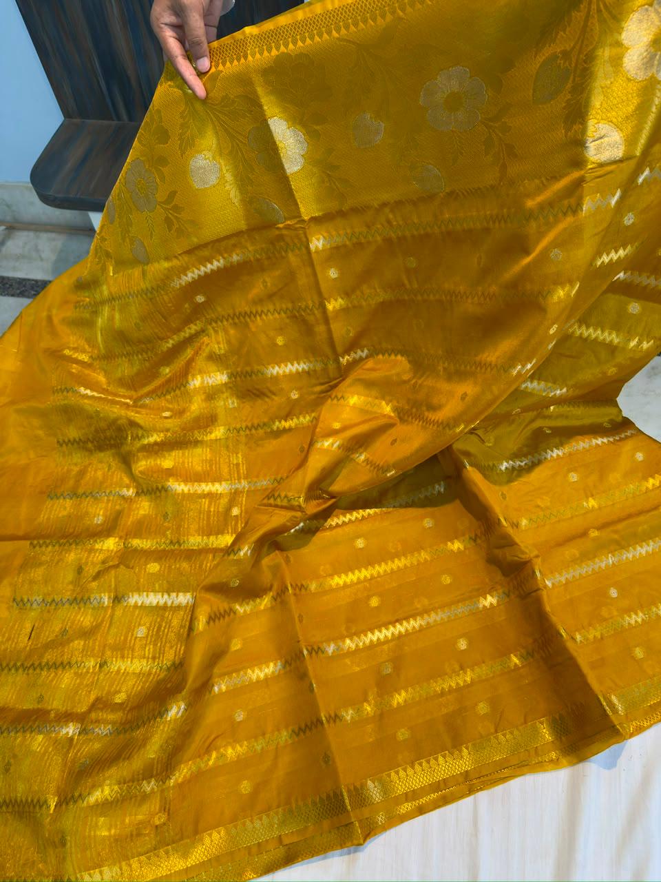 Banarasi Dyble Pure Viscose Soft Silk Sarees