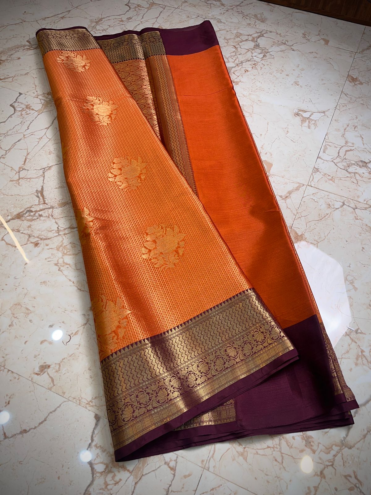 Soft Banarasi Semi Silk Gadwal Saree