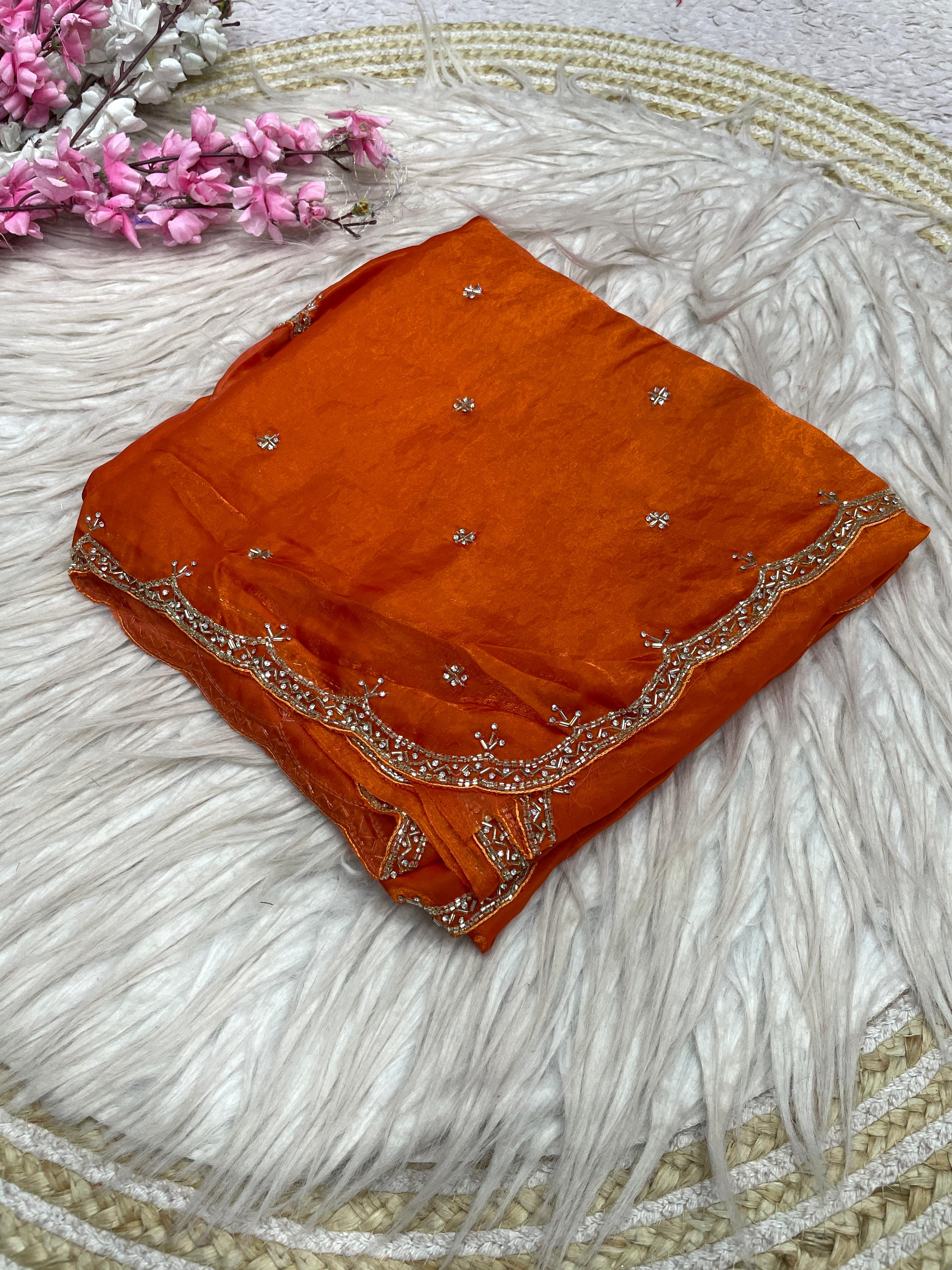 20+ Colors in Celebs Favorite Space Silk Fandy Satin Silk Sarees