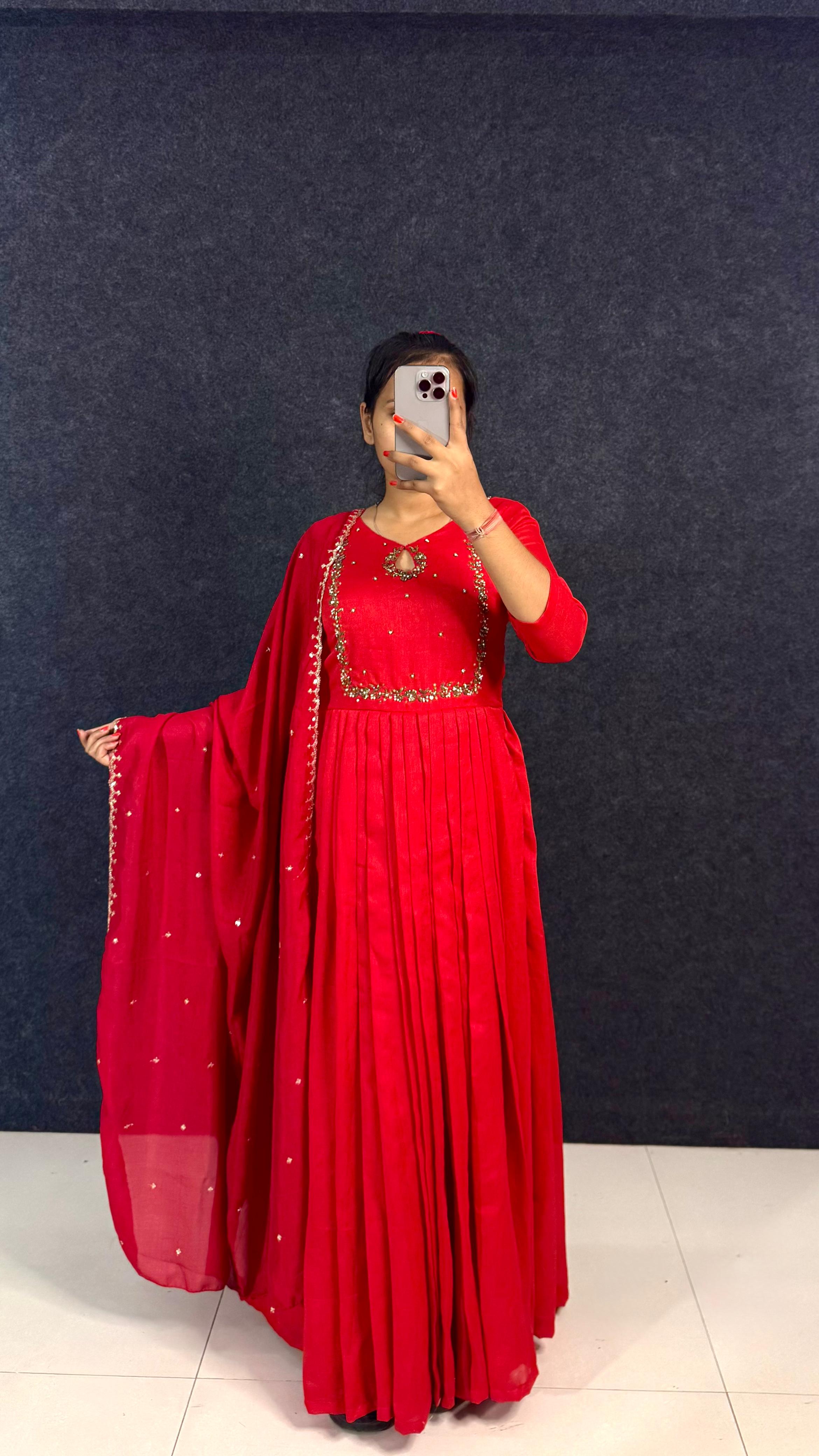 Soft Designer Gown & Duppata