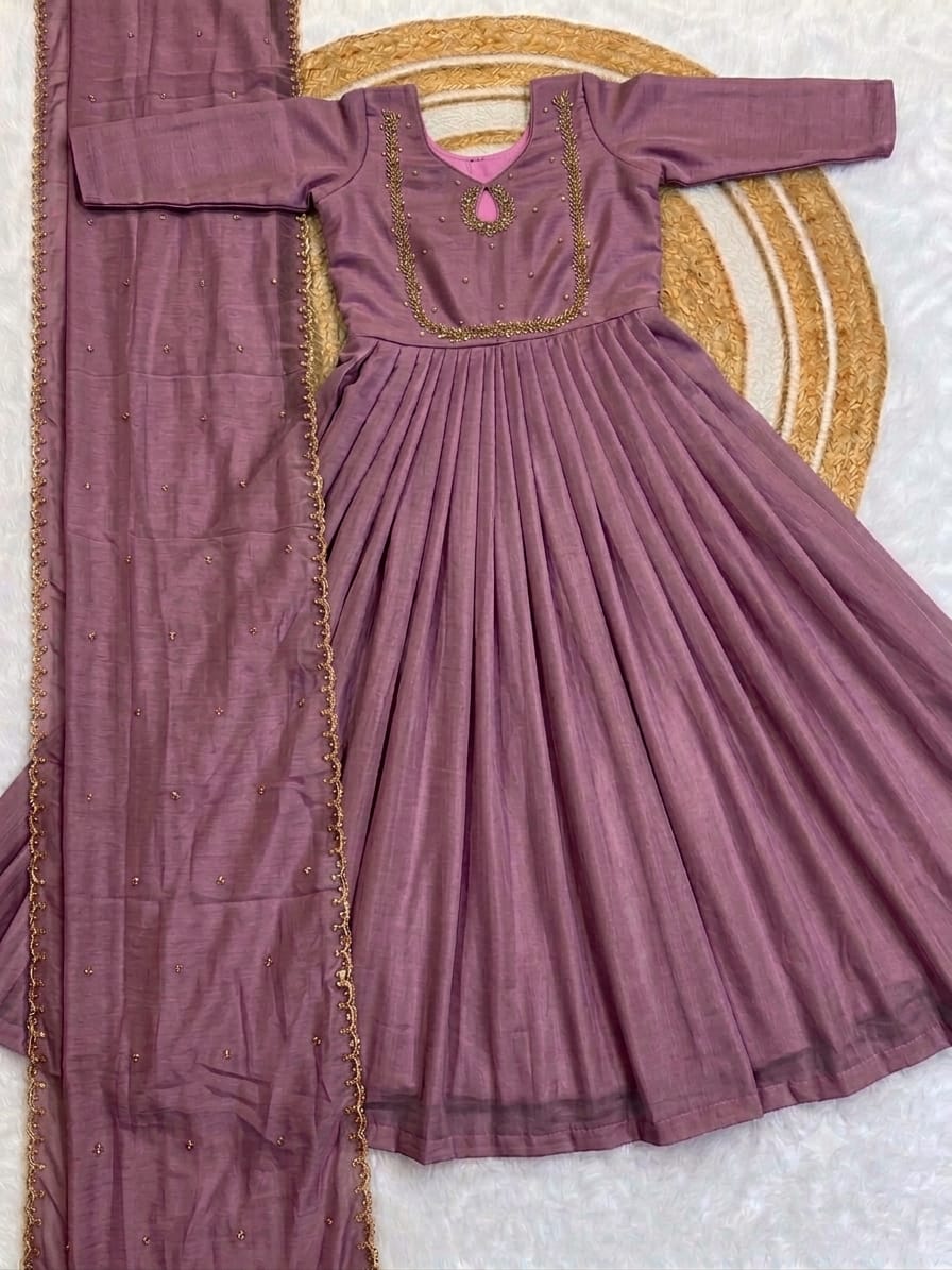 Designer Anarkali with Dupatta
