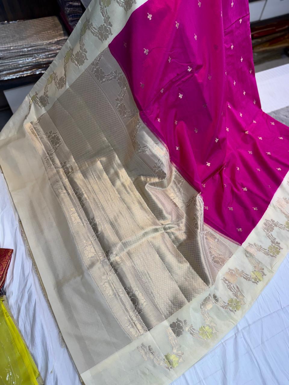Premium Banarasi Raw Mango Sarees