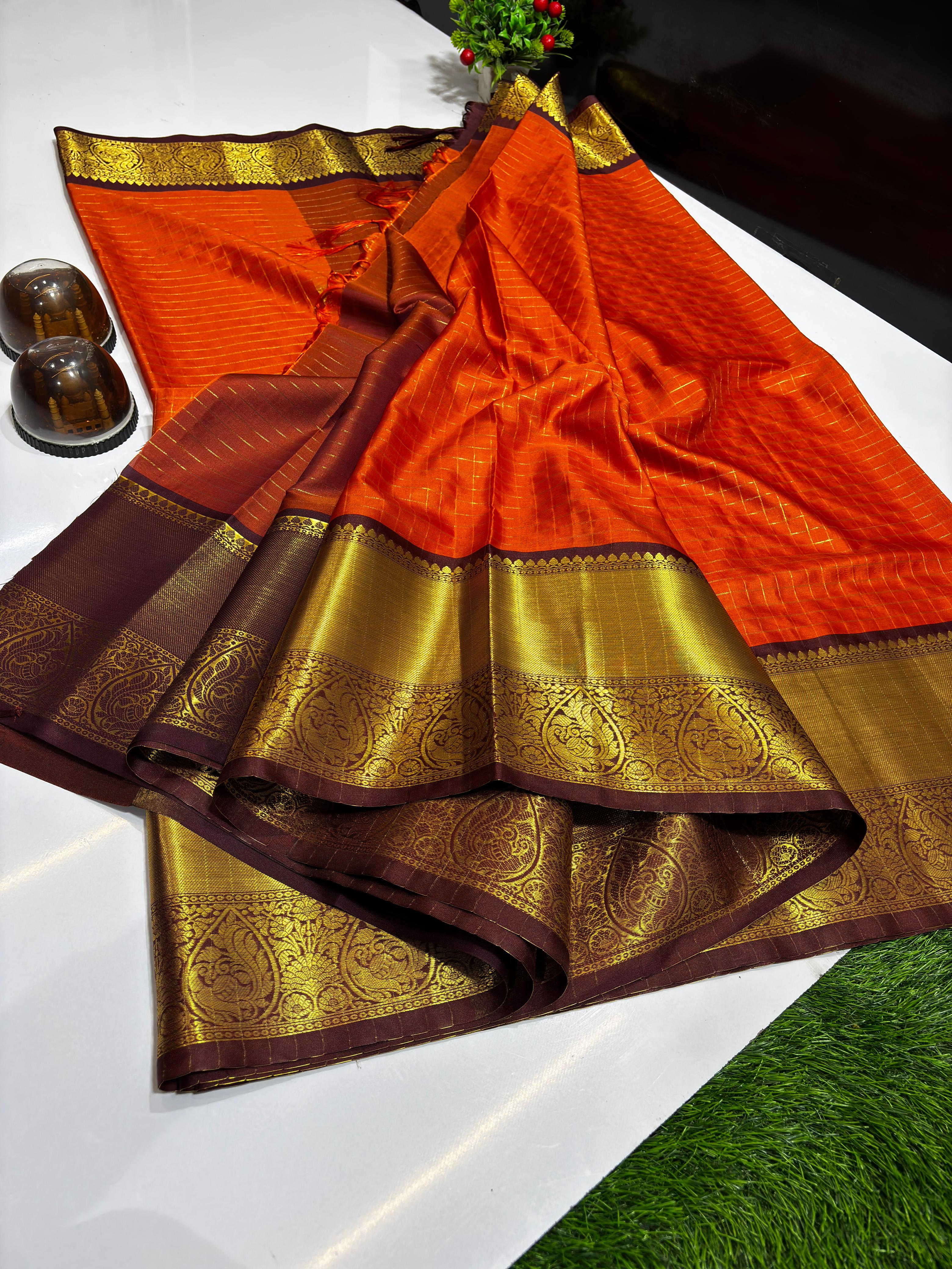 Premium Banarasi Soft Silk Saree