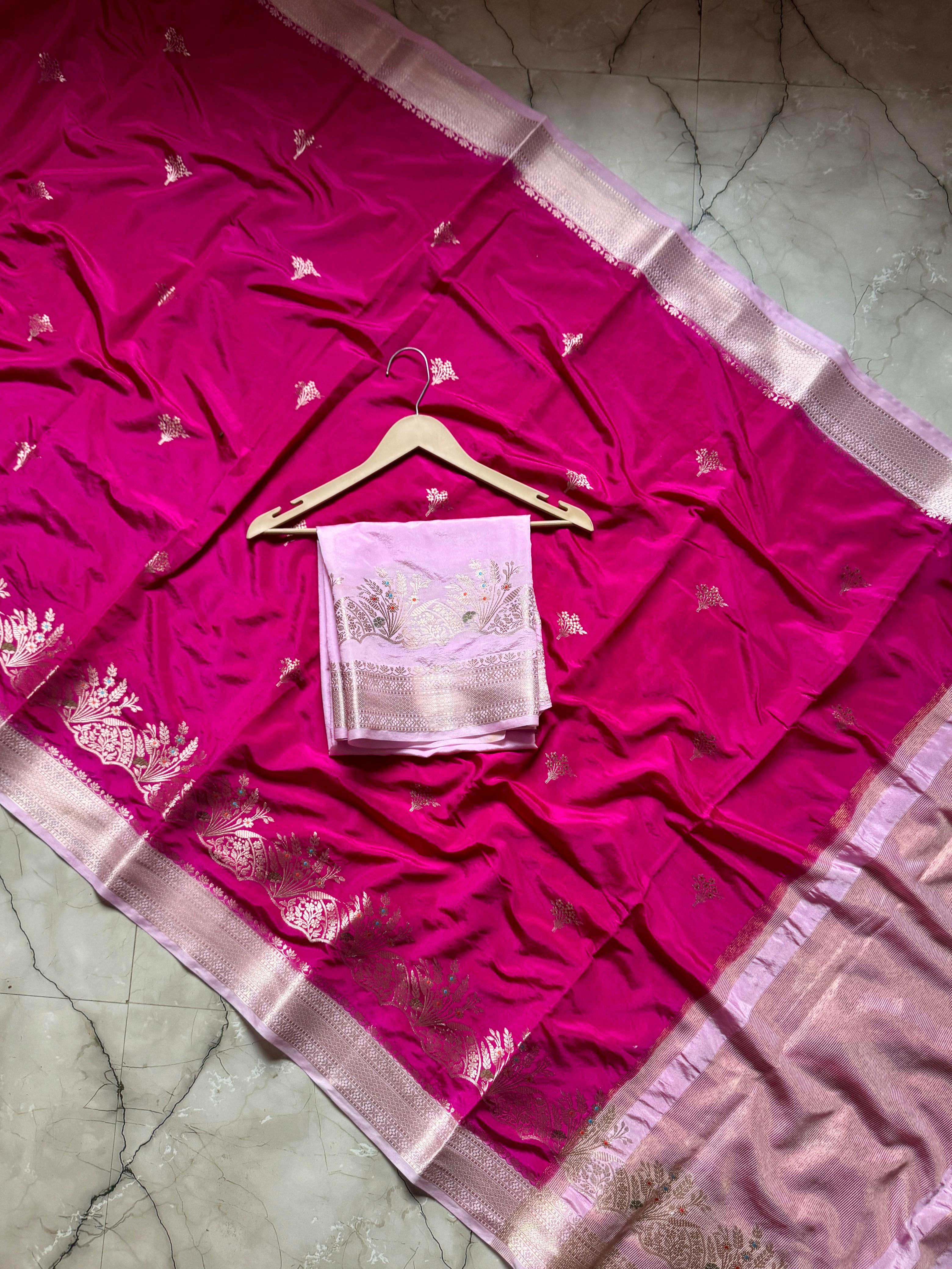 Handloom Raw Mango Silk Sarees