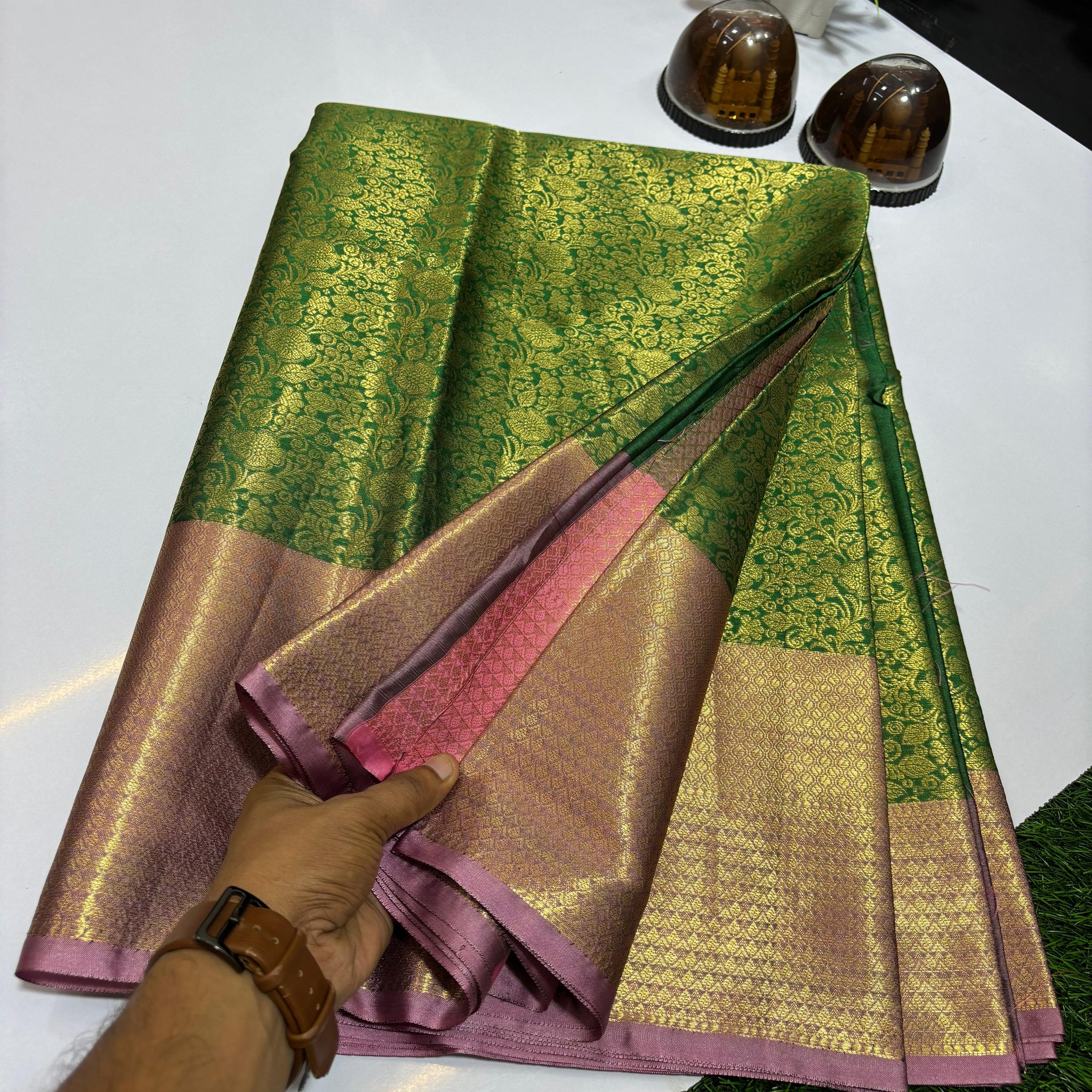 Pure Banarasi Soft Tissue Silk Saree