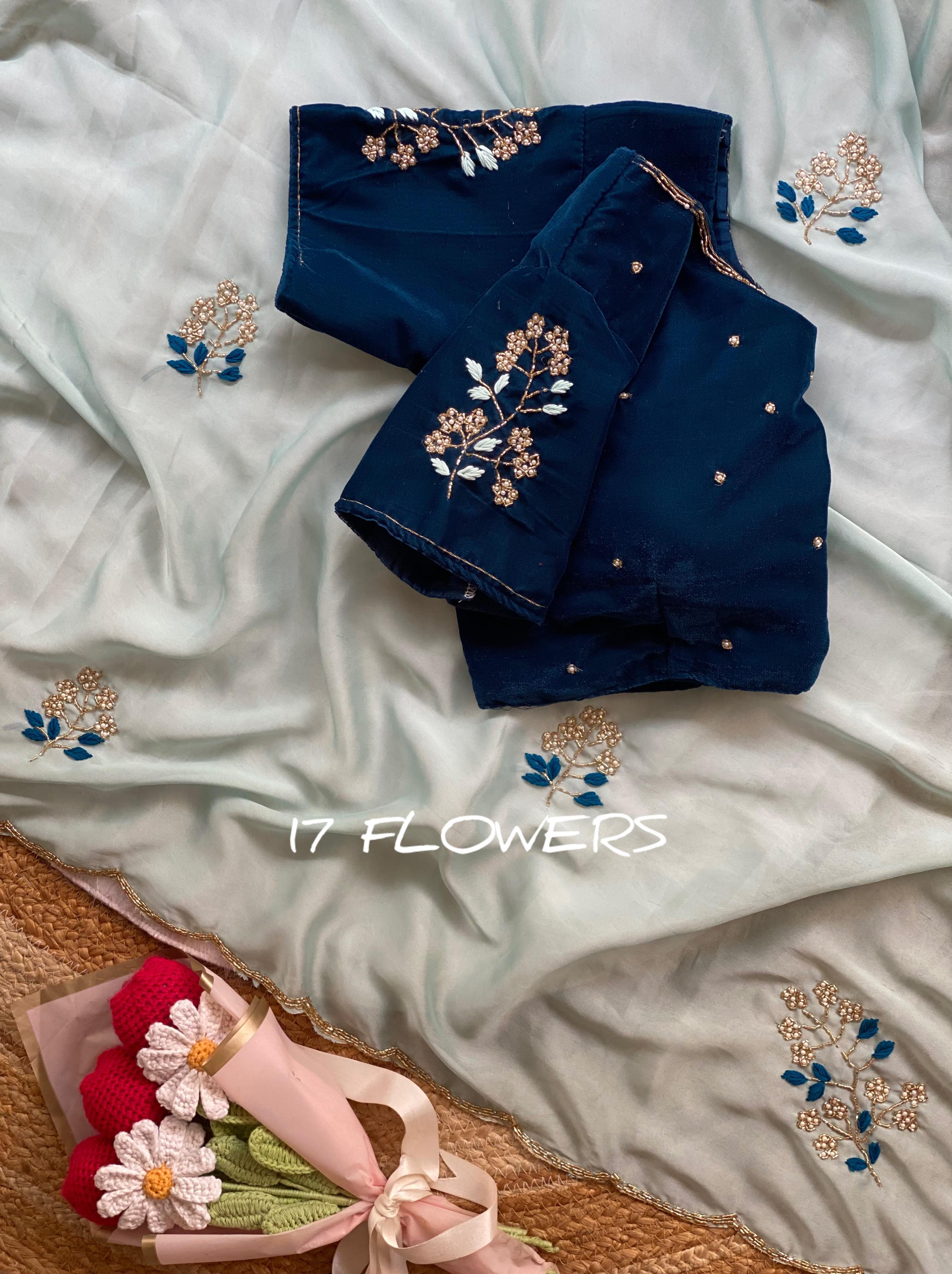 Elegant Rangoli Silk Saree with Maggam Work
